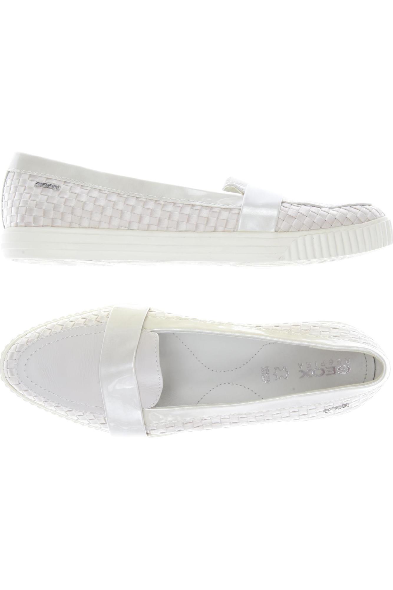 

Geox Damen Halbschuh, cremeweiß, Gr. 36