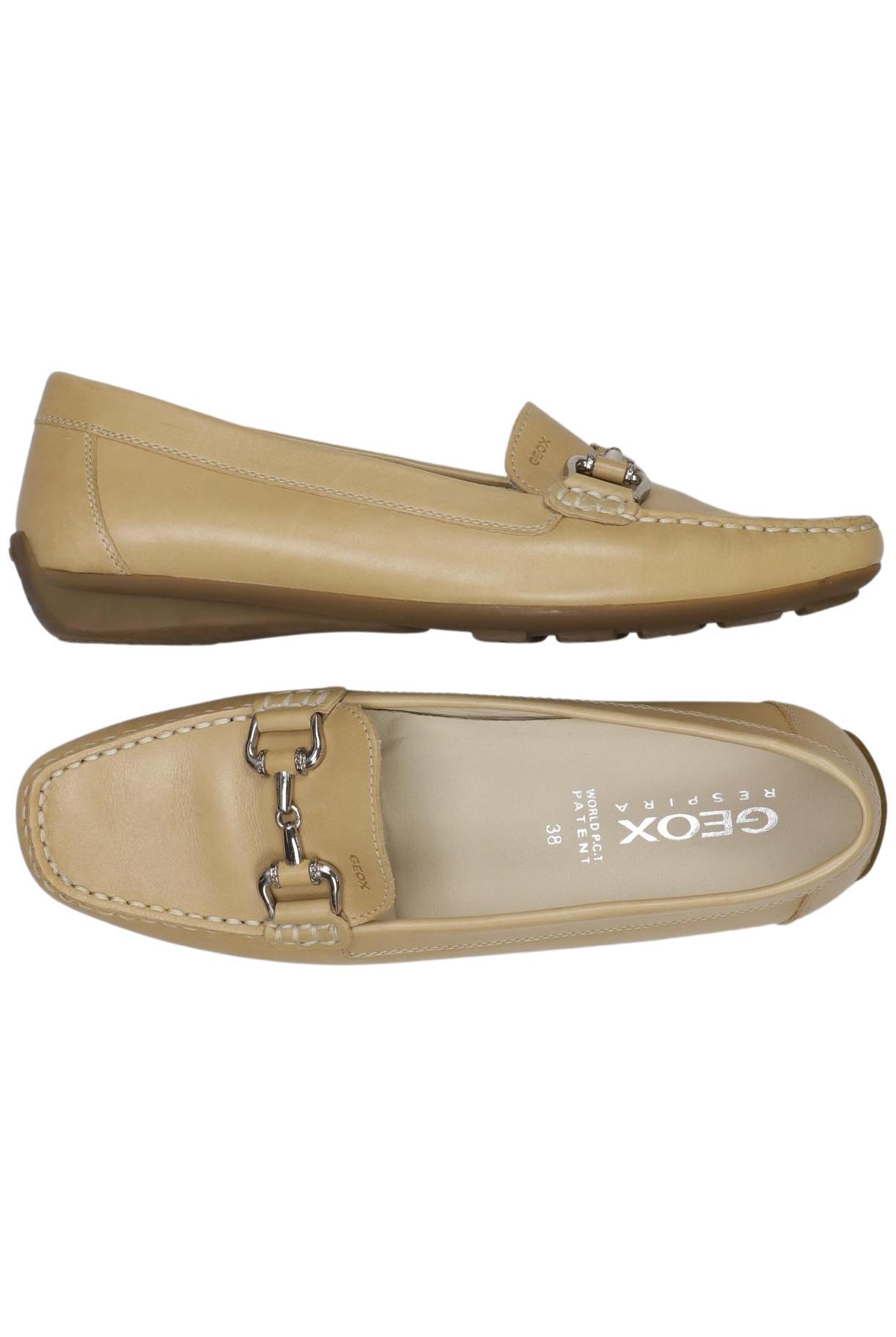 

Geox Damen Halbschuh, beige, Gr. 38