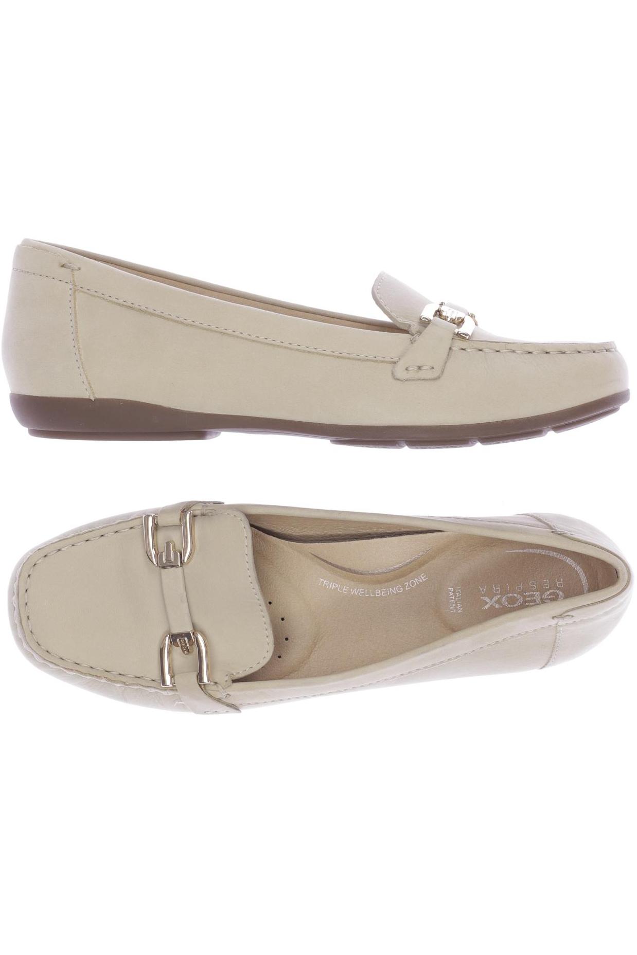 

Geox Damen Halbschuh, beige, Gr. 35