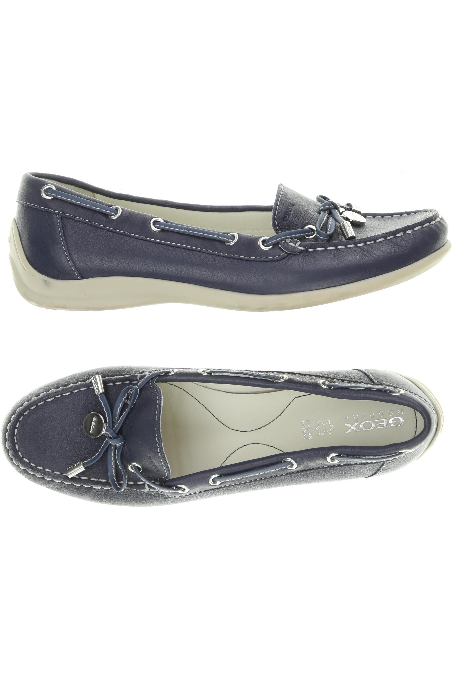 

Geox Damen Halbschuh, blau, Gr. 38