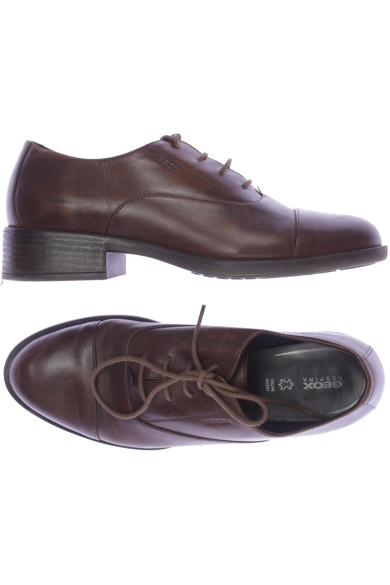 

Geox Damen Halbschuh, braun, Gr. 38