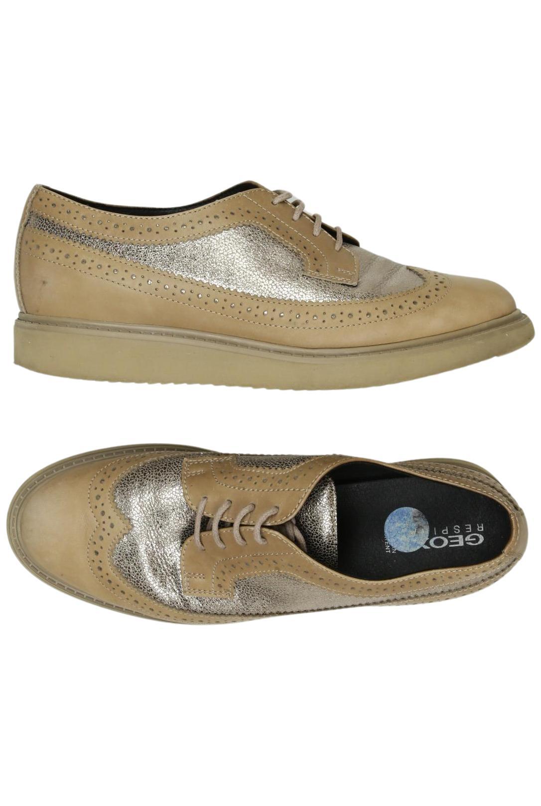

Geox Damen Halbschuh, beige, Gr. 36.5