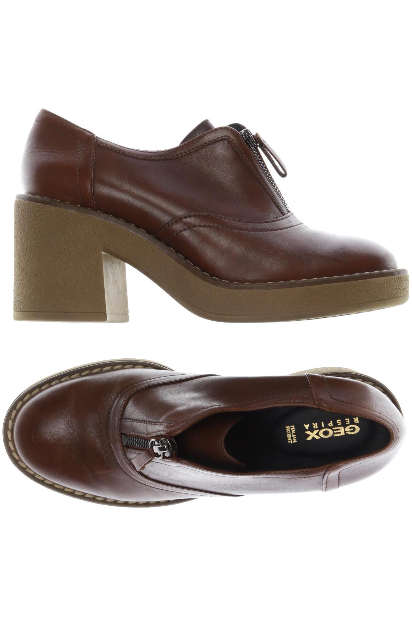 

Geox Damen Halbschuh, braun, Gr. 38