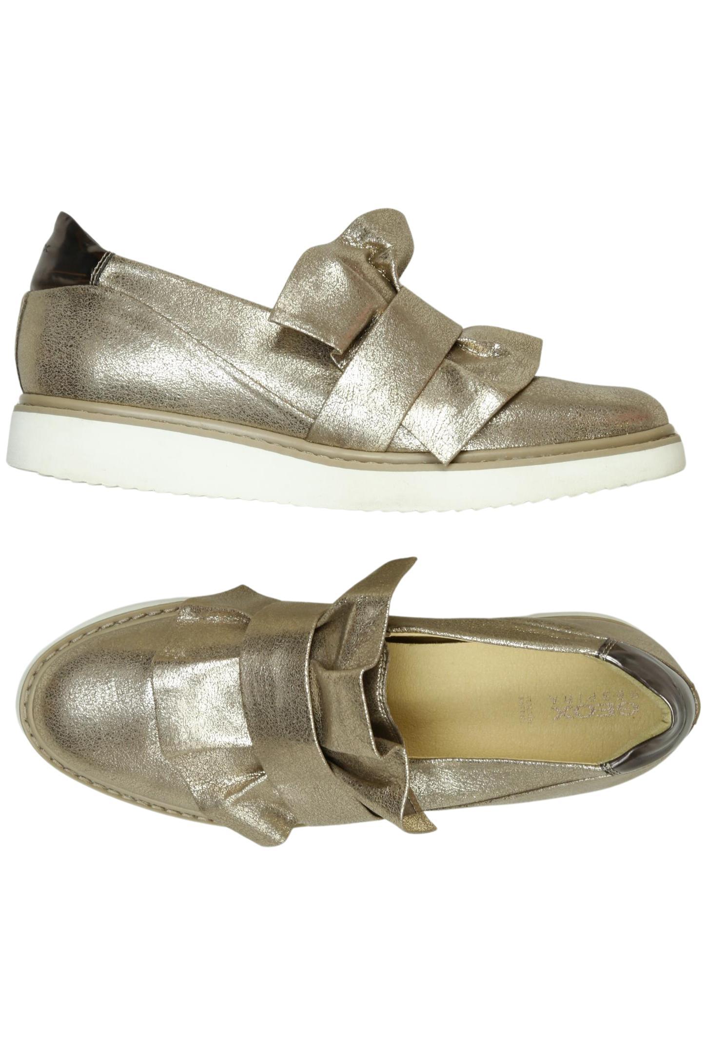 

Geox Damen Halbschuh, gold, Gr. 39