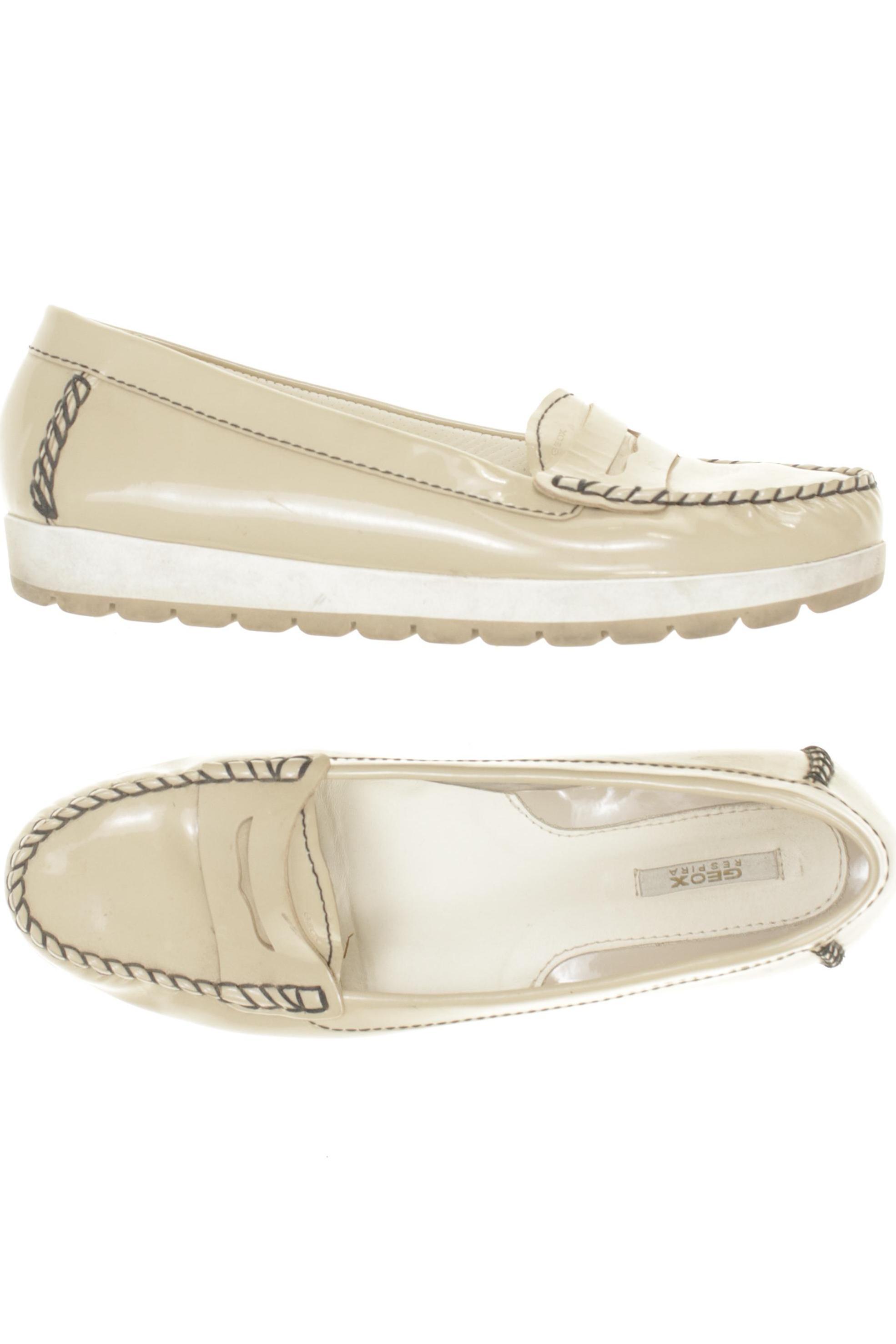 

Geox Damen Halbschuh, beige, Gr. 38