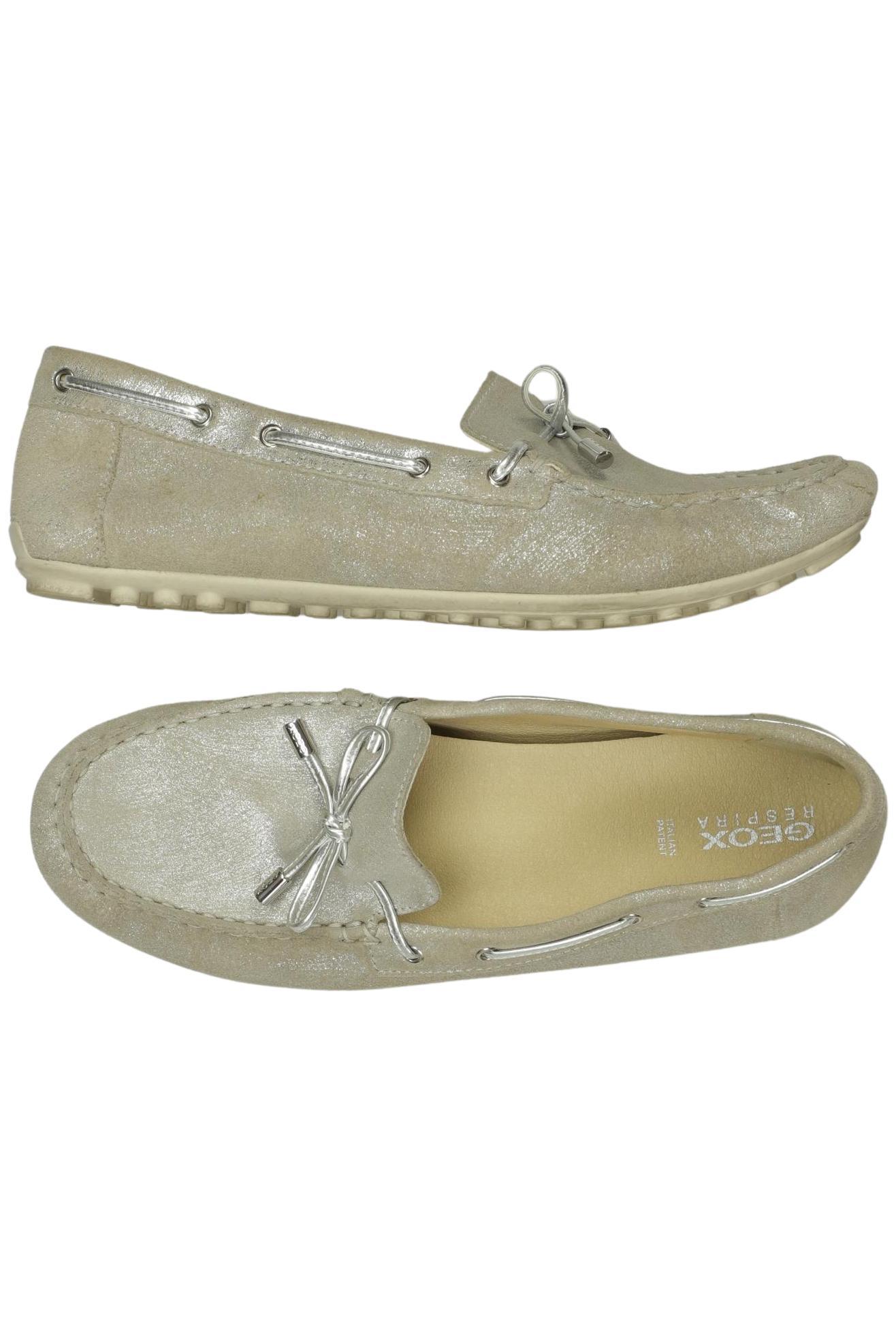 

Geox Damen Halbschuh, silber, Gr. 39.5