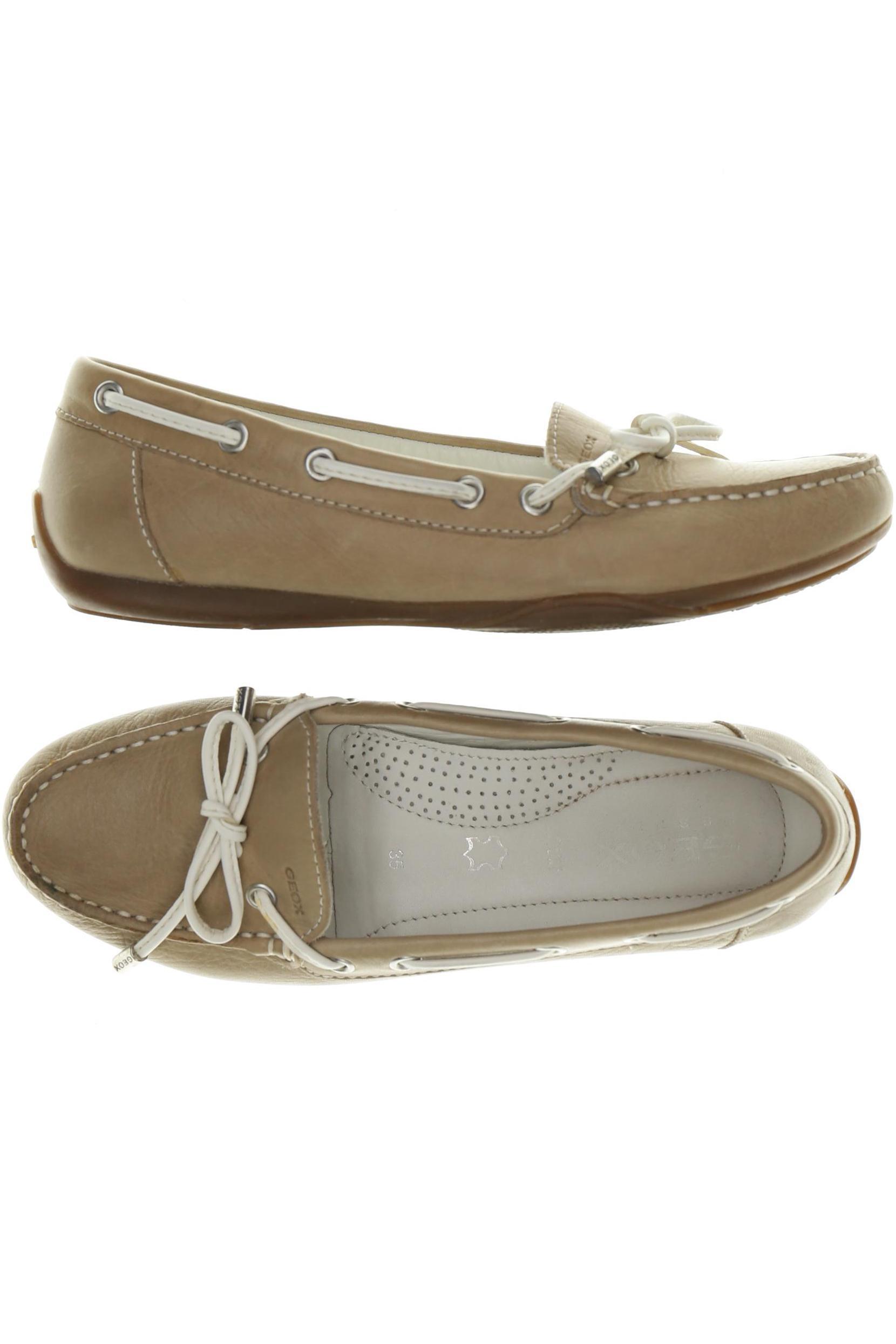 

Geox Damen Halbschuh, beige, Gr. 35