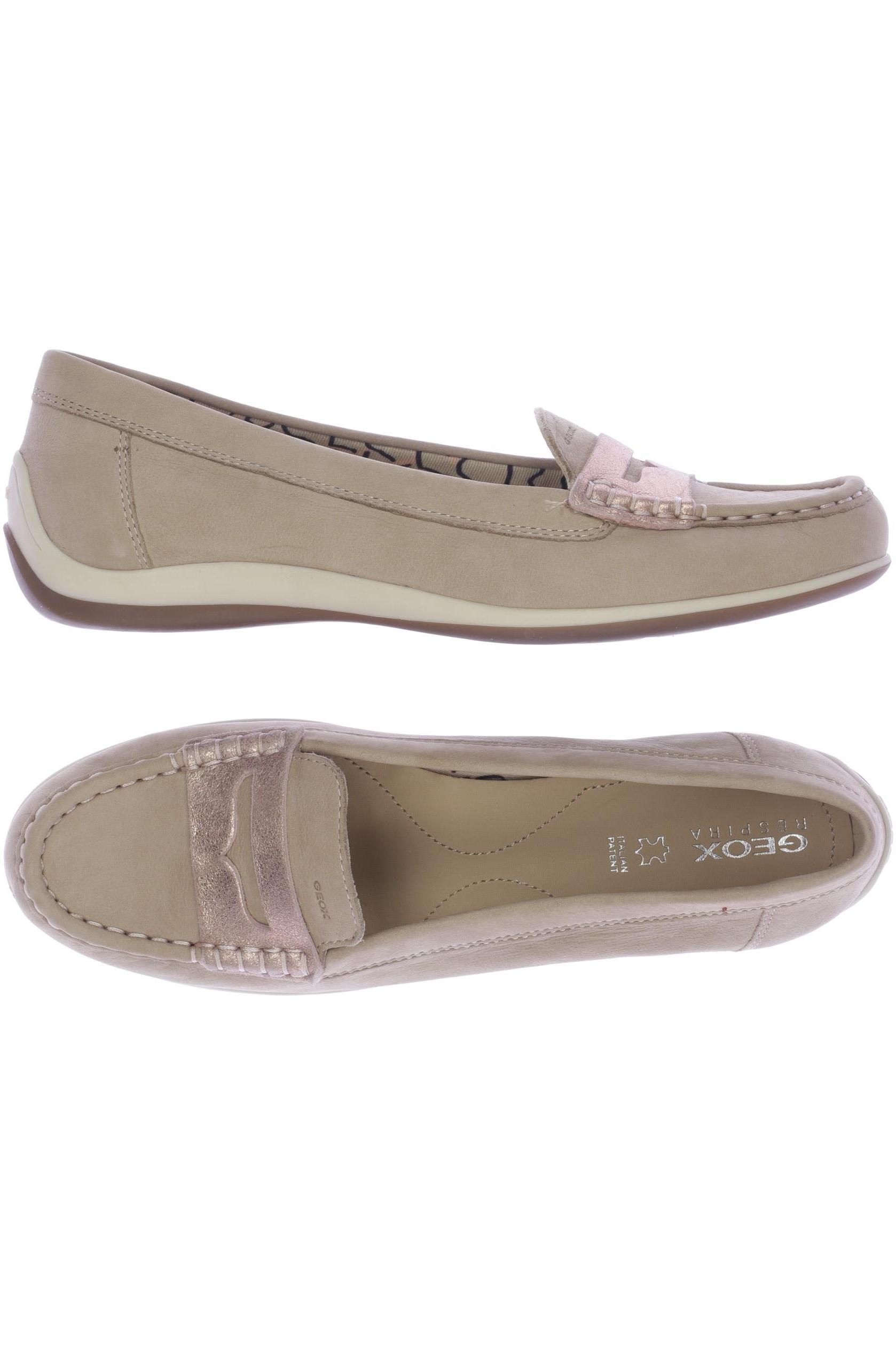 

Geox Damen Halbschuh, beige, Gr. 39