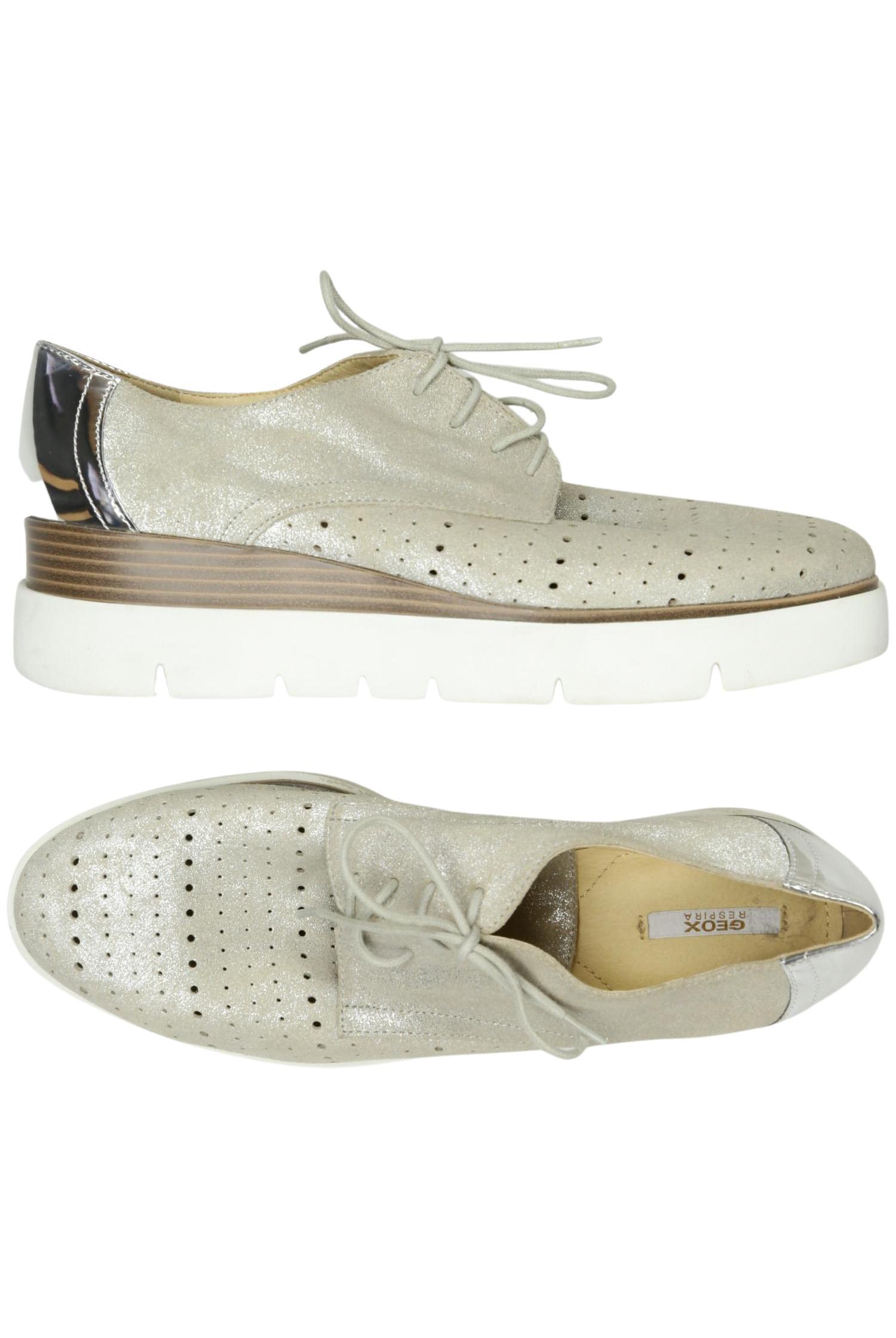 

Geox Damen Halbschuh, beige, Gr. 39