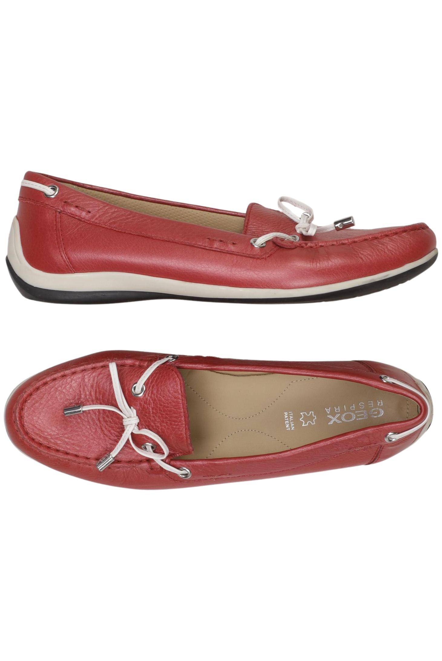 

Geox Damen Halbschuh, rot, Gr. 38