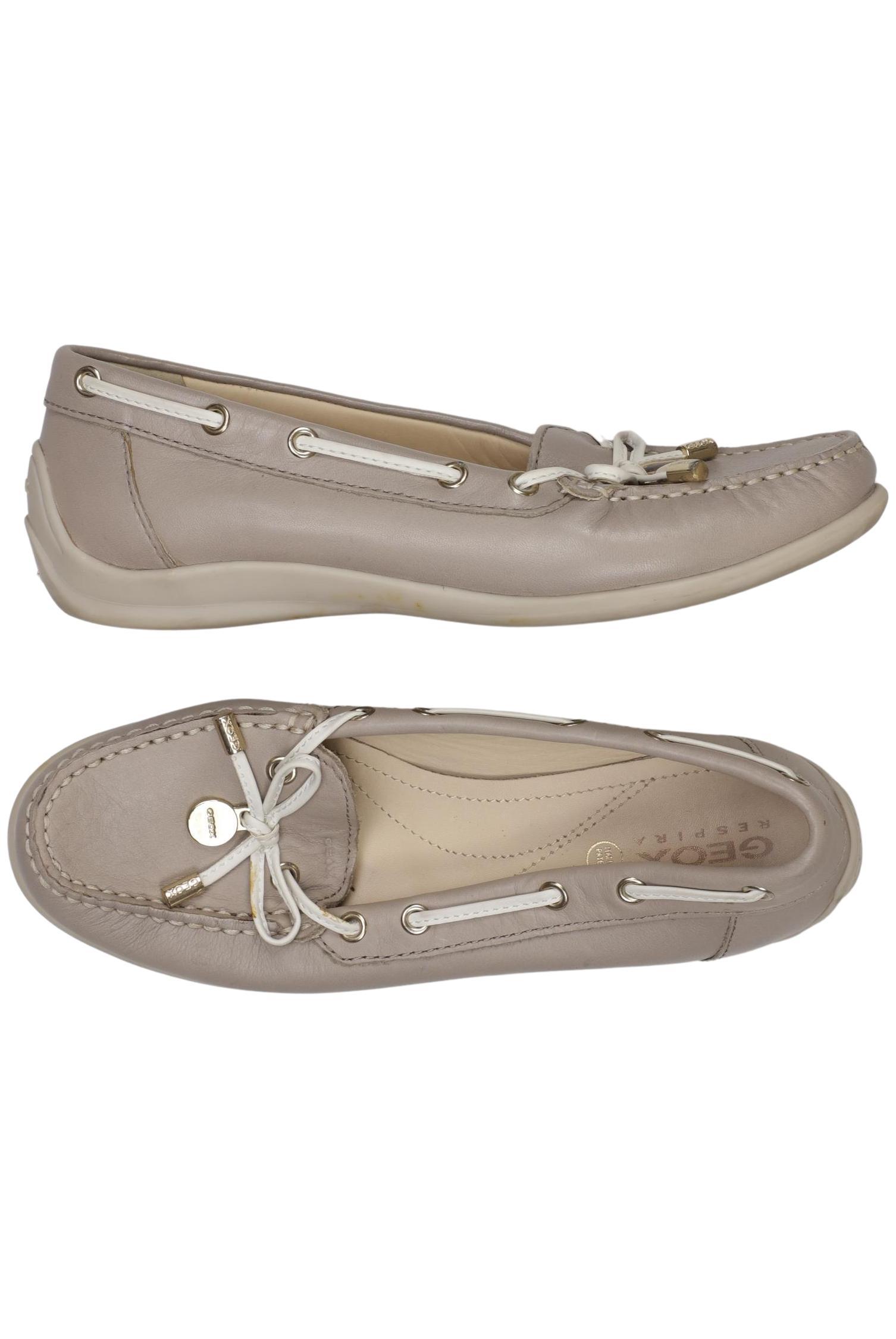 

Geox Damen Halbschuh, beige, Gr. 36