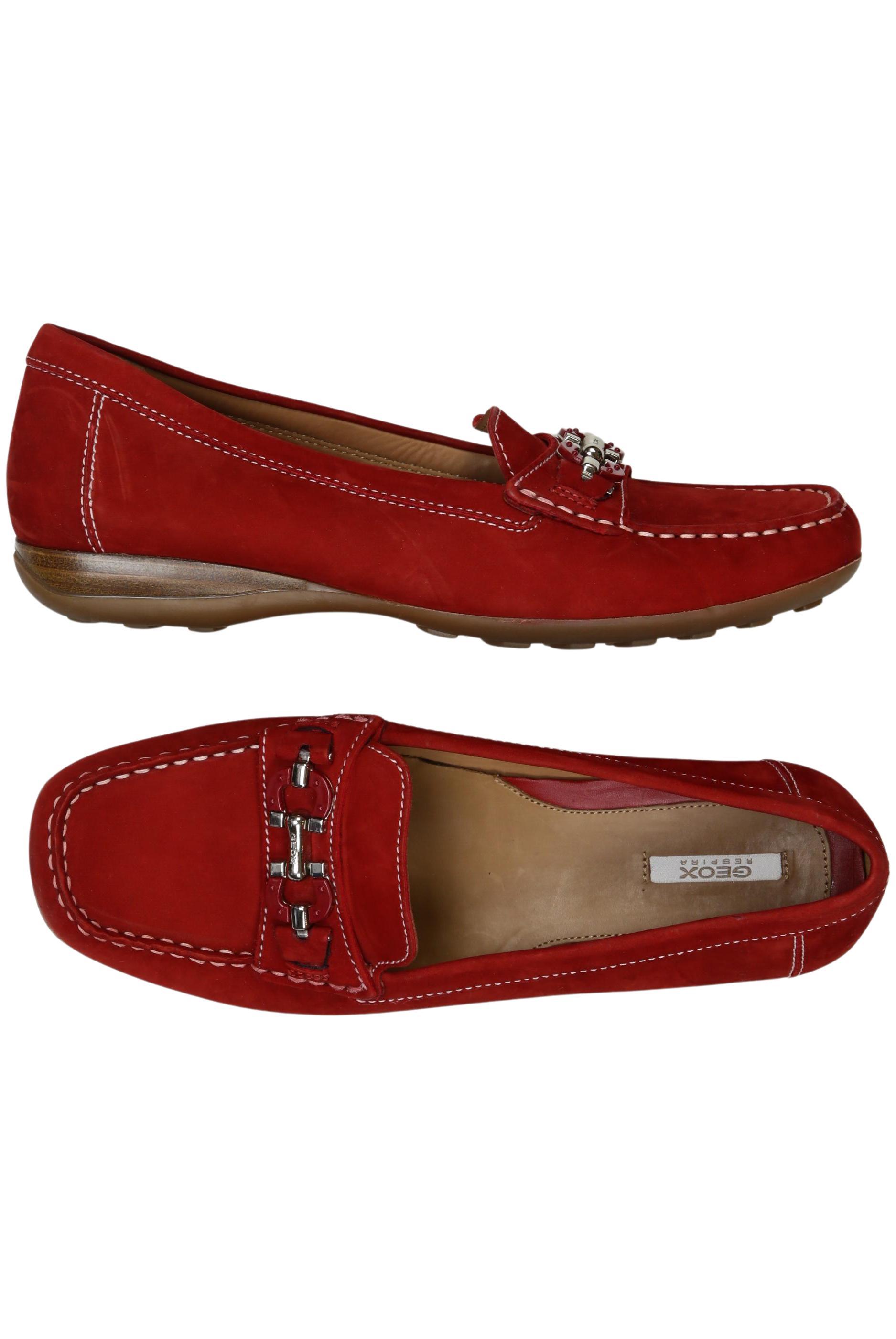 

Geox Damen Halbschuh, rot, Gr. 39.5