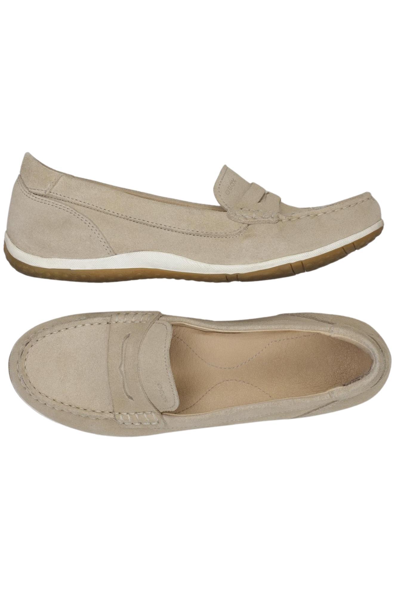 

Geox Damen Halbschuh, beige, Gr. 38