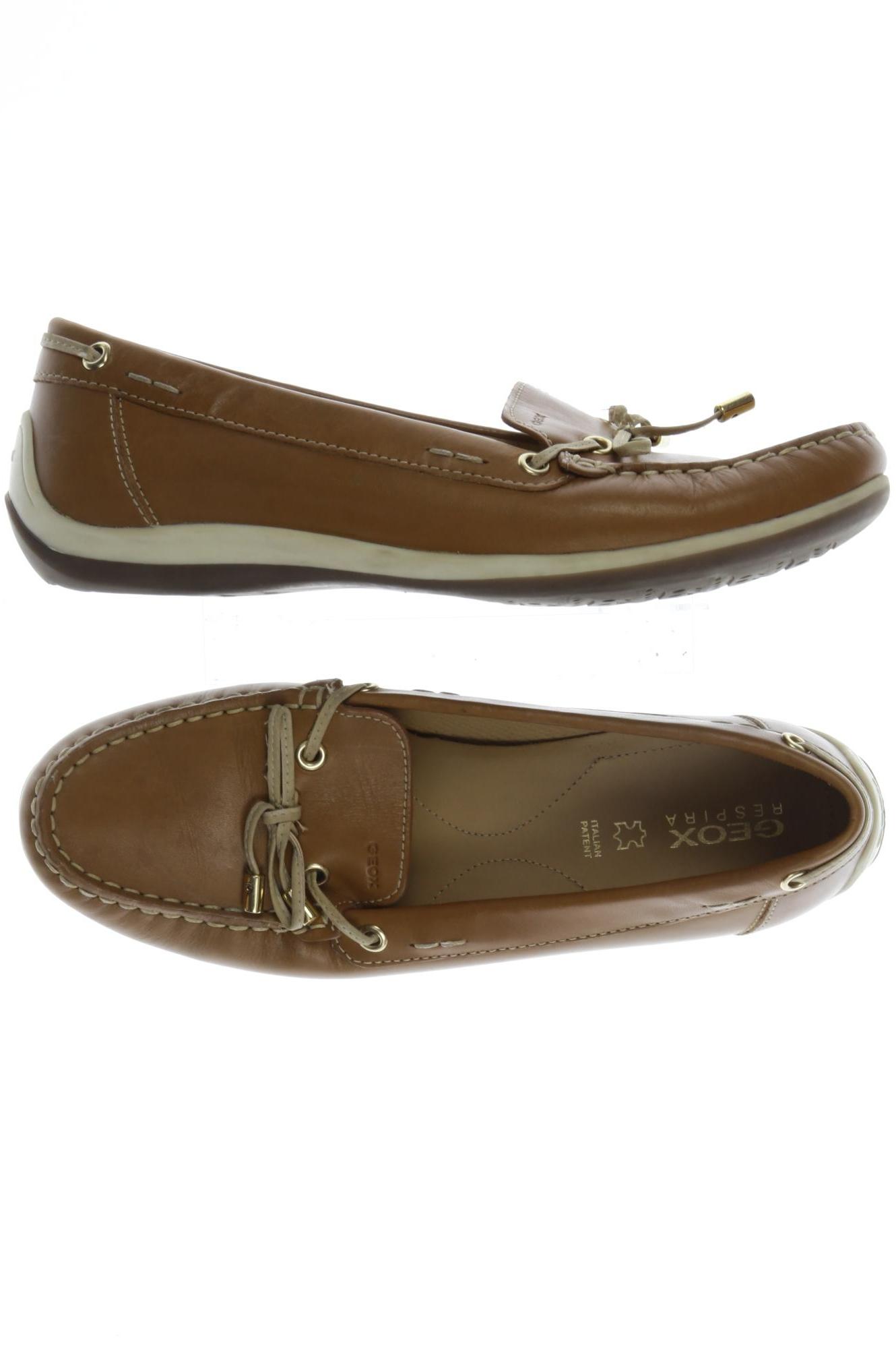 

Geox Damen Halbschuh, beige, Gr. 38