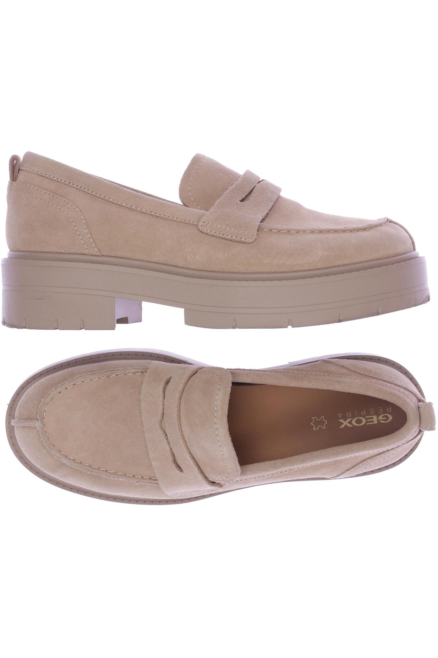 

Geox Damen Halbschuh, beige, Gr. 39