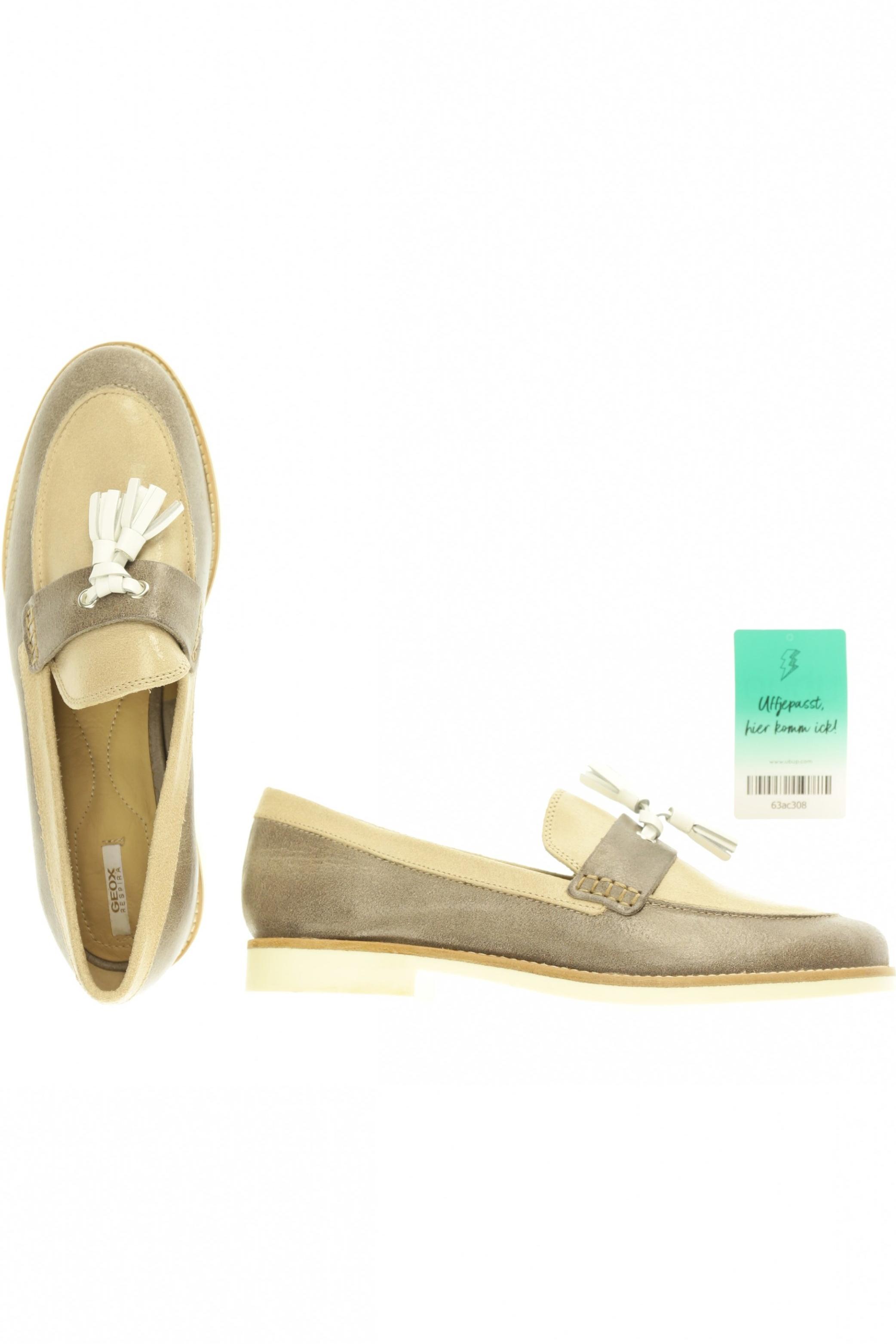 

Geox Damen Halbschuh, beige, Gr. 40