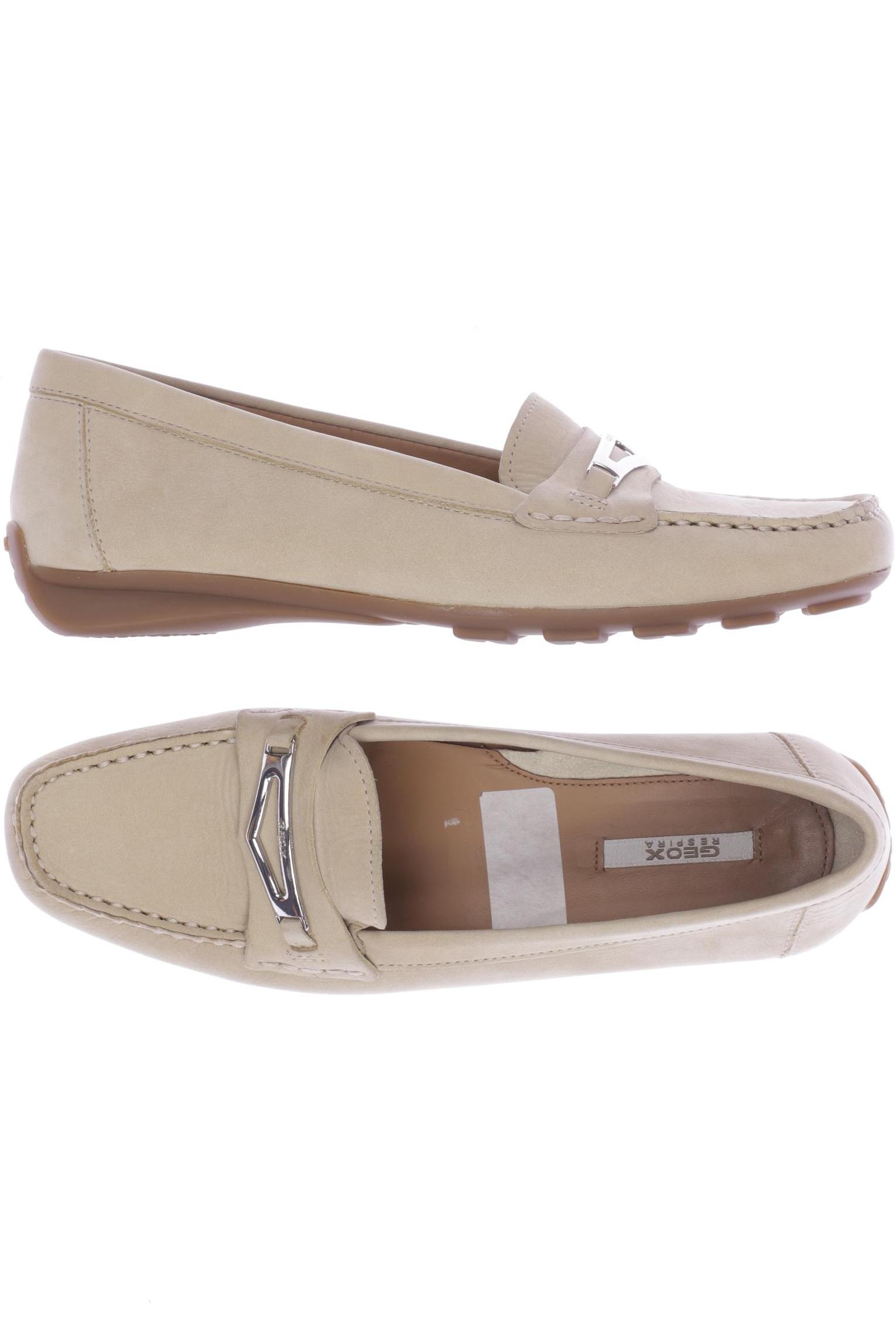 

Geox Damen Halbschuh, beige, Gr. 35