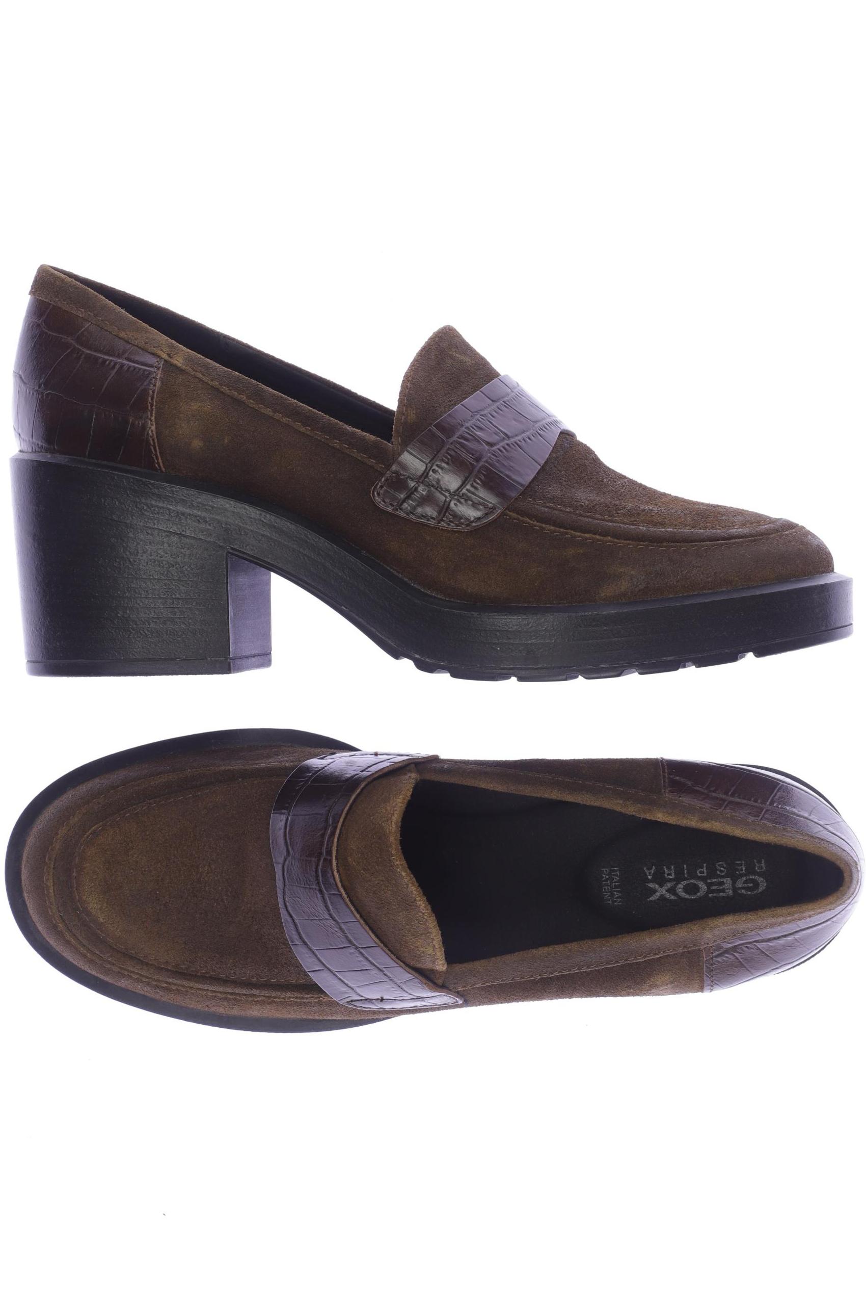 

Geox Damen Halbschuh, braun, Gr. 39