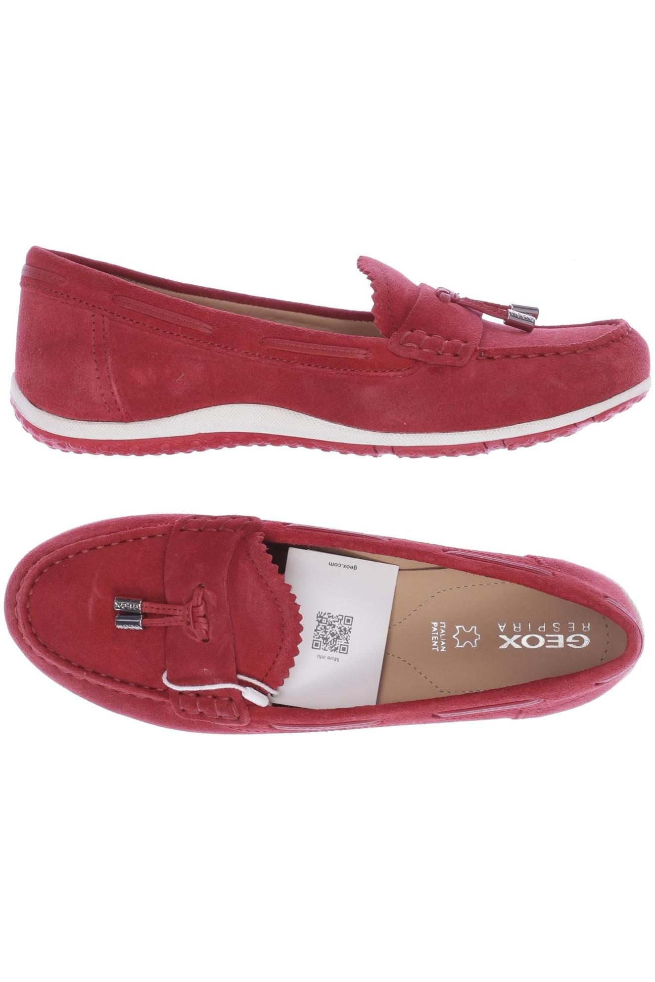 

Geox Damen Halbschuh, rot, Gr. 36
