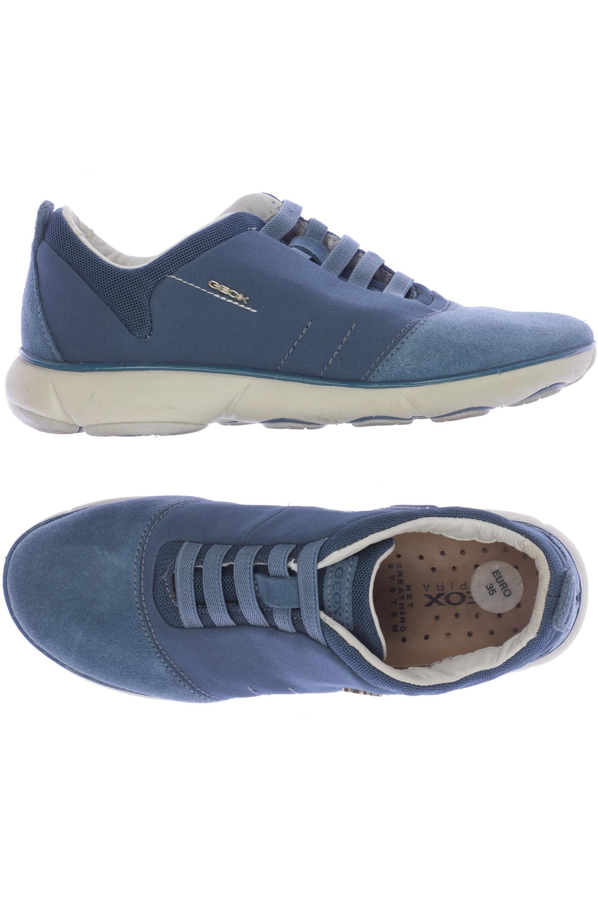 

Geox Damen Halbschuh, blau, Gr. 35