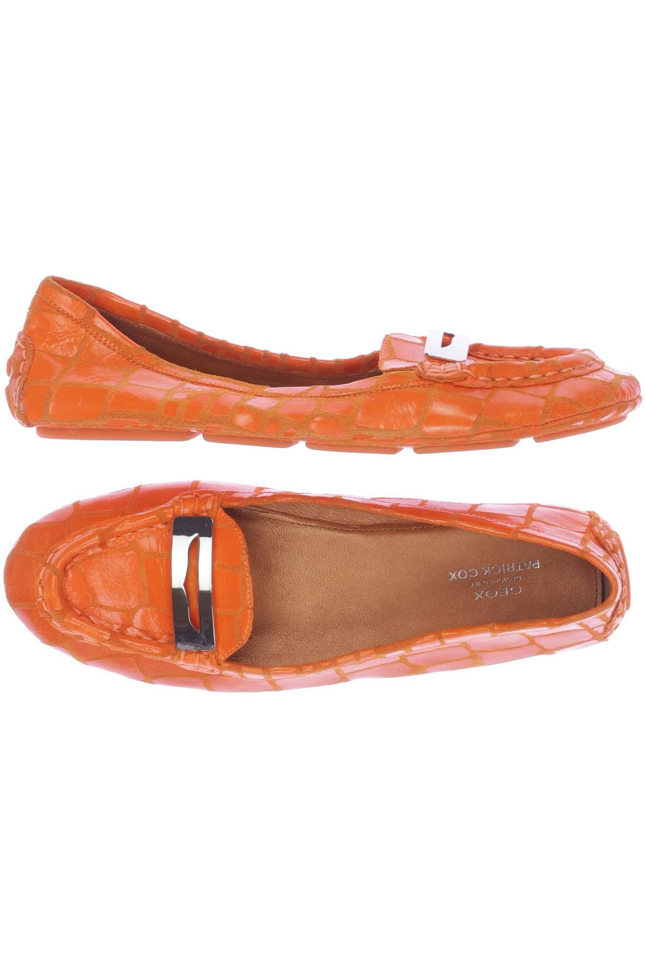 

Geox Damen Halbschuh, orange, Gr. 39