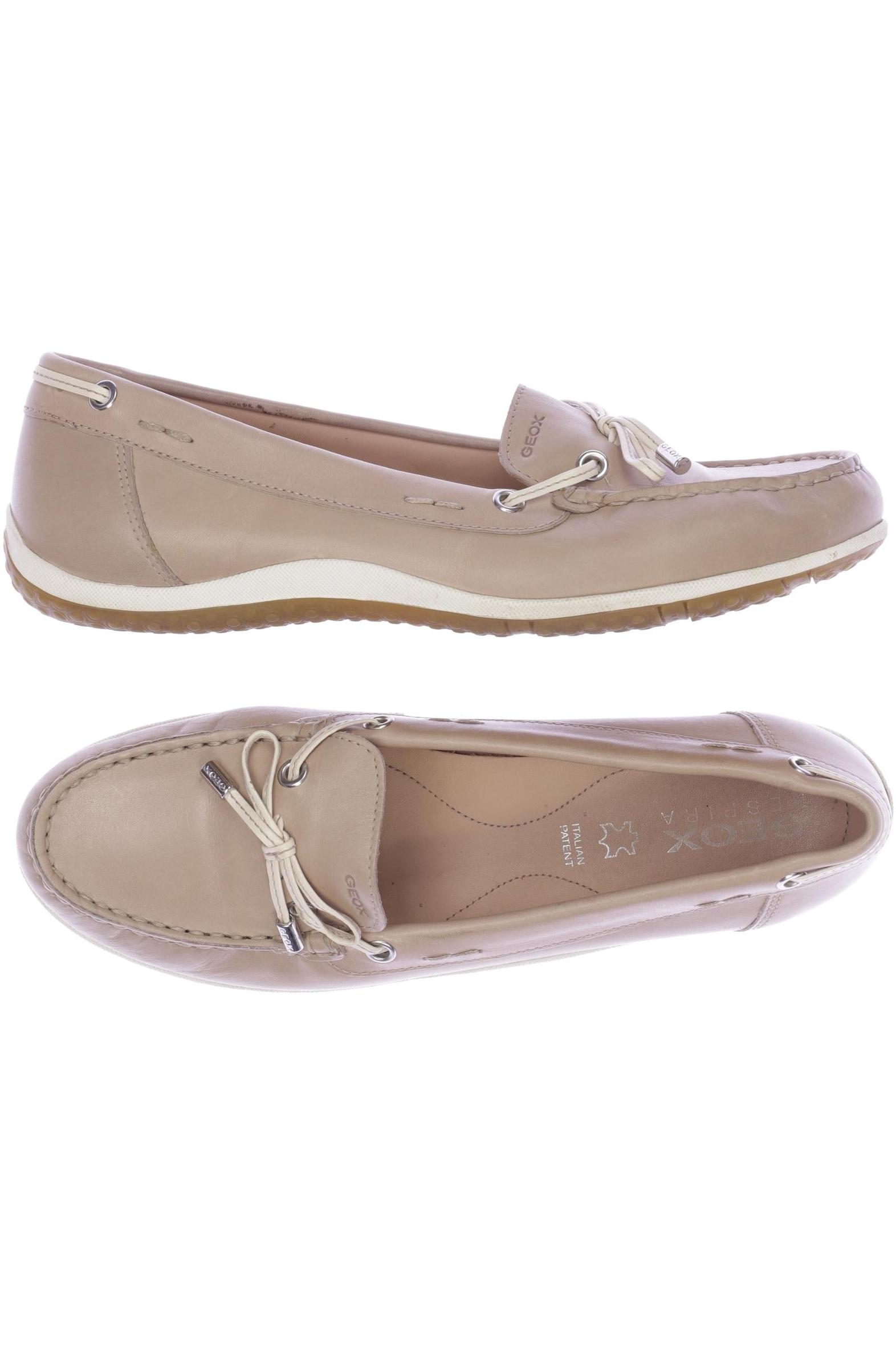 

Geox Damen Halbschuh, beige, Gr. 40