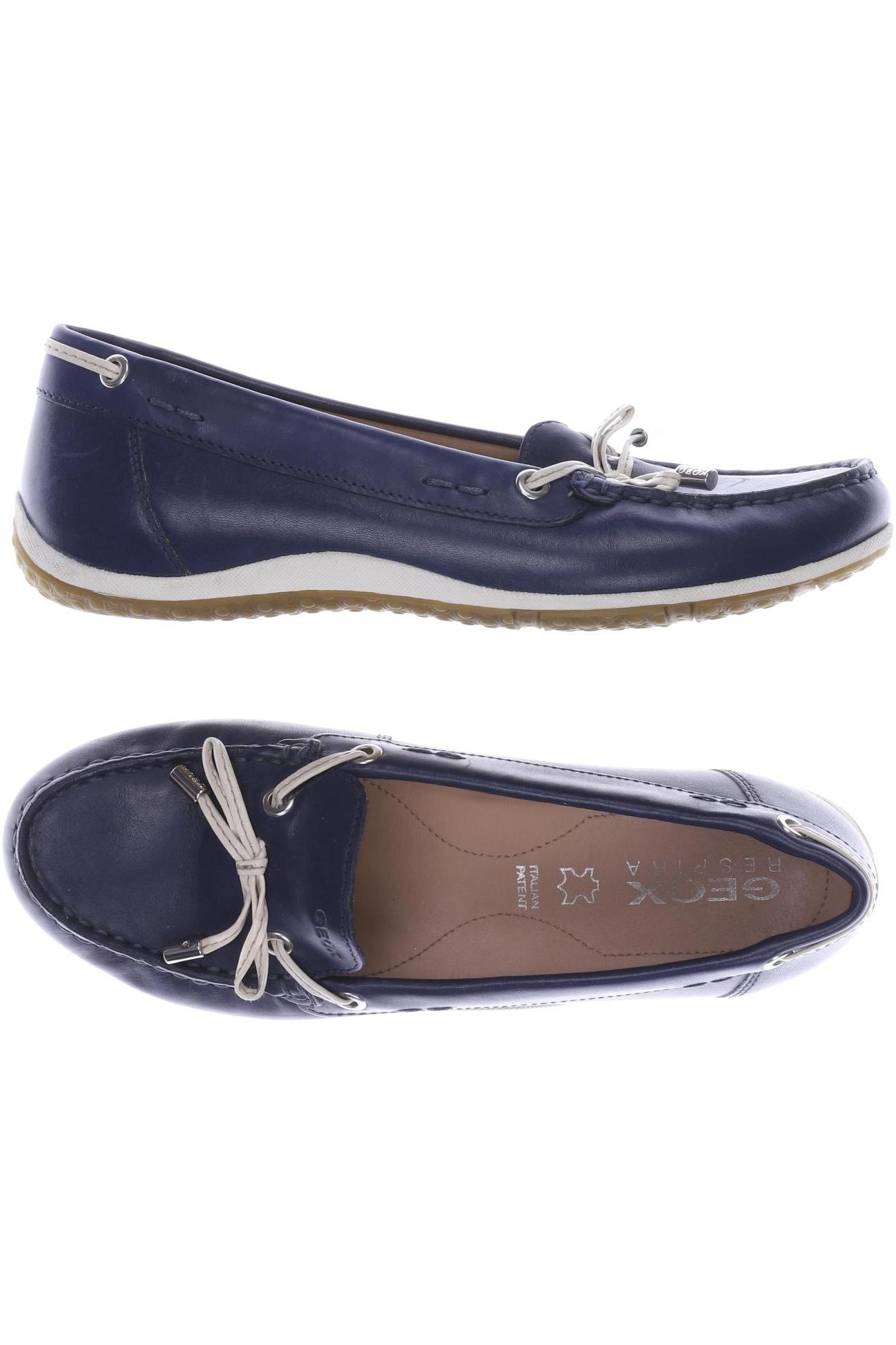 

Geox Damen Halbschuh, blau, Gr. 37