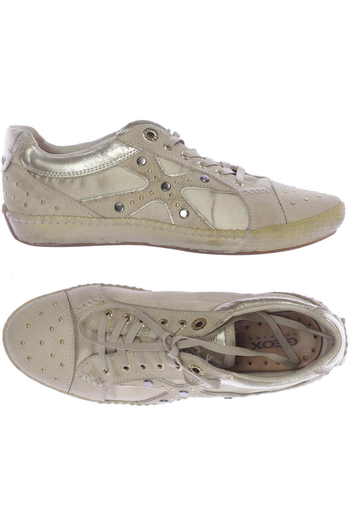 

Geox Damen Halbschuh, cremeweiß, Gr. 36