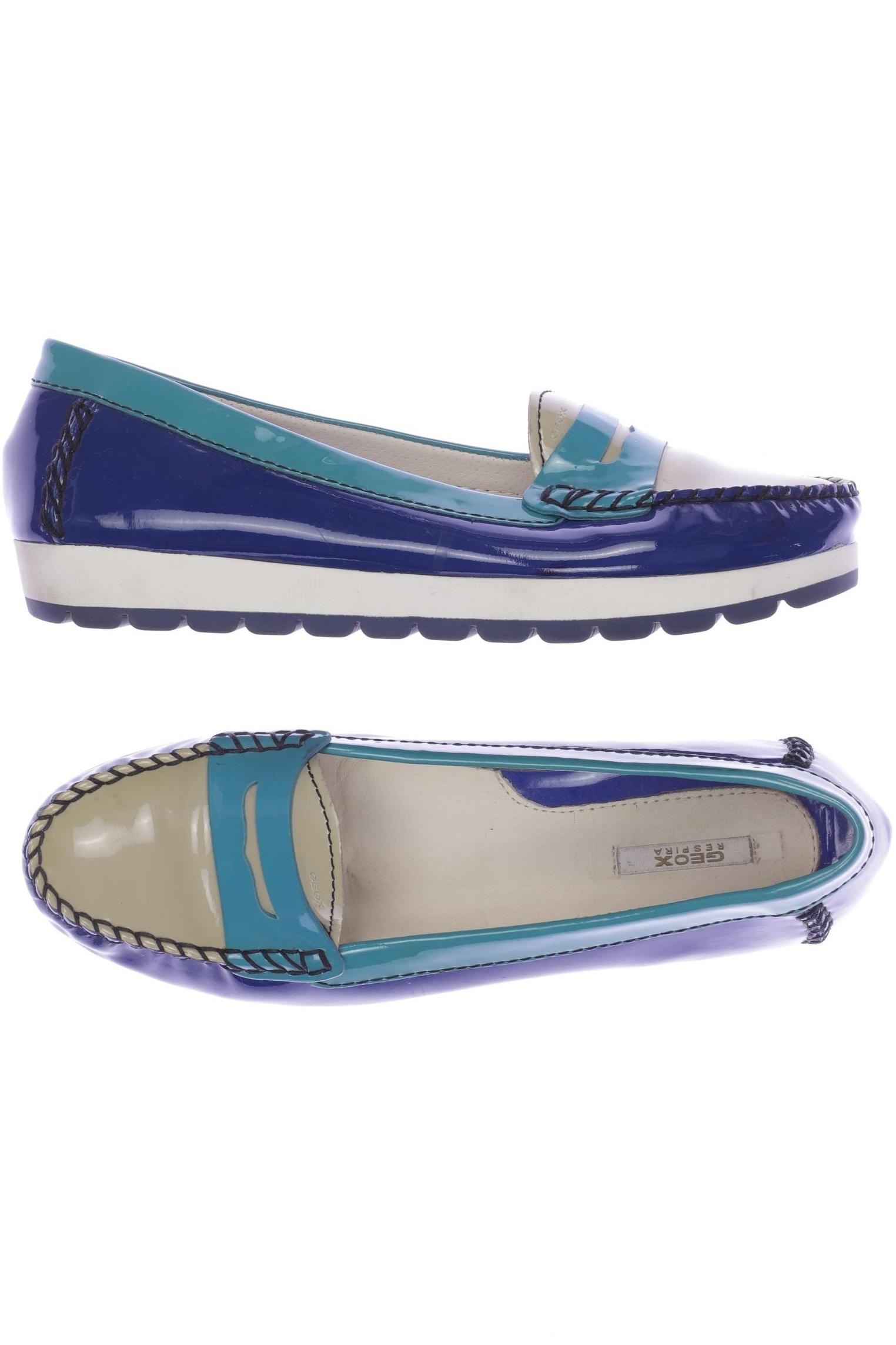 

Geox Damen Halbschuh, blau, Gr. 38.5