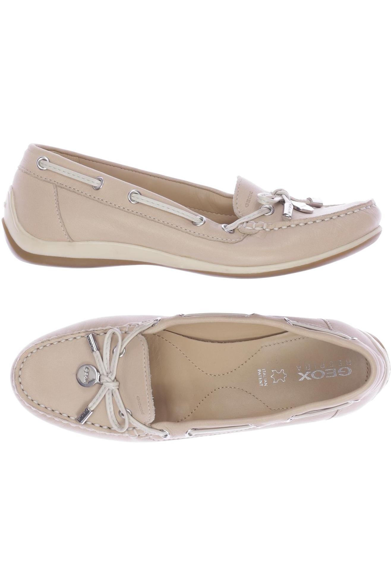 

Geox Damen Halbschuh, beige, Gr. 36