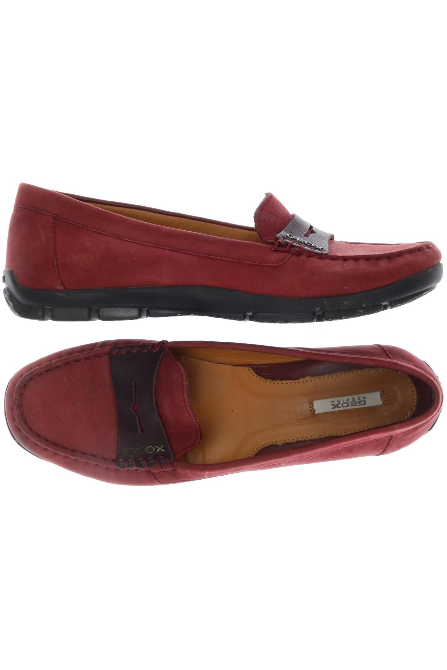 

Geox Damen Halbschuh, rot, Gr. 37