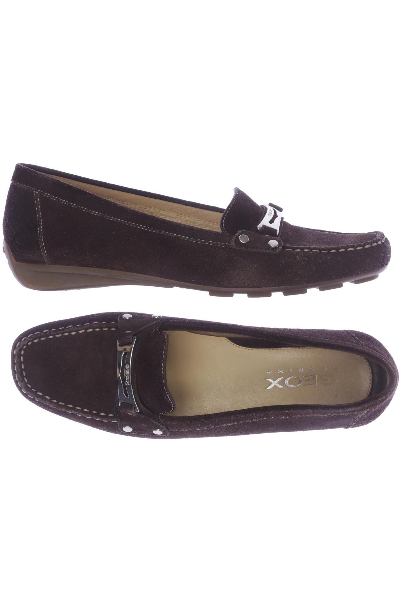 

Geox Damen Halbschuh, braun, Gr. 39.5