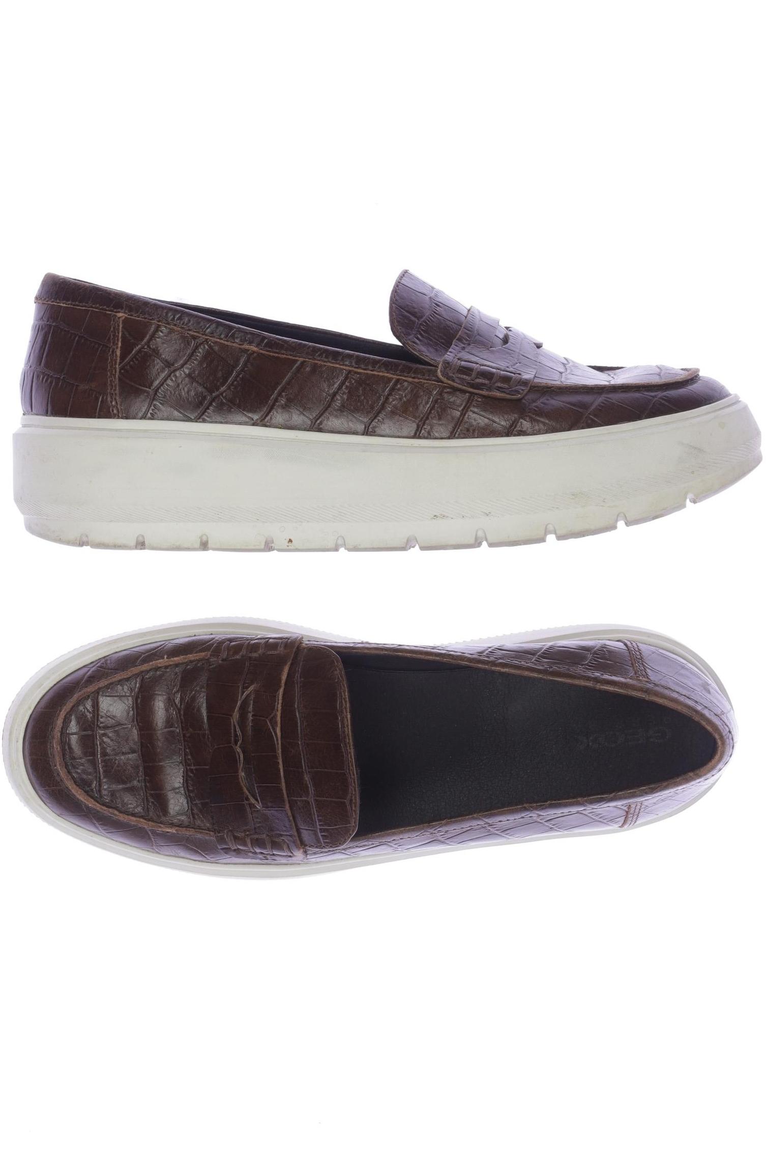 

Geox Damen Halbschuh, braun, Gr. 38