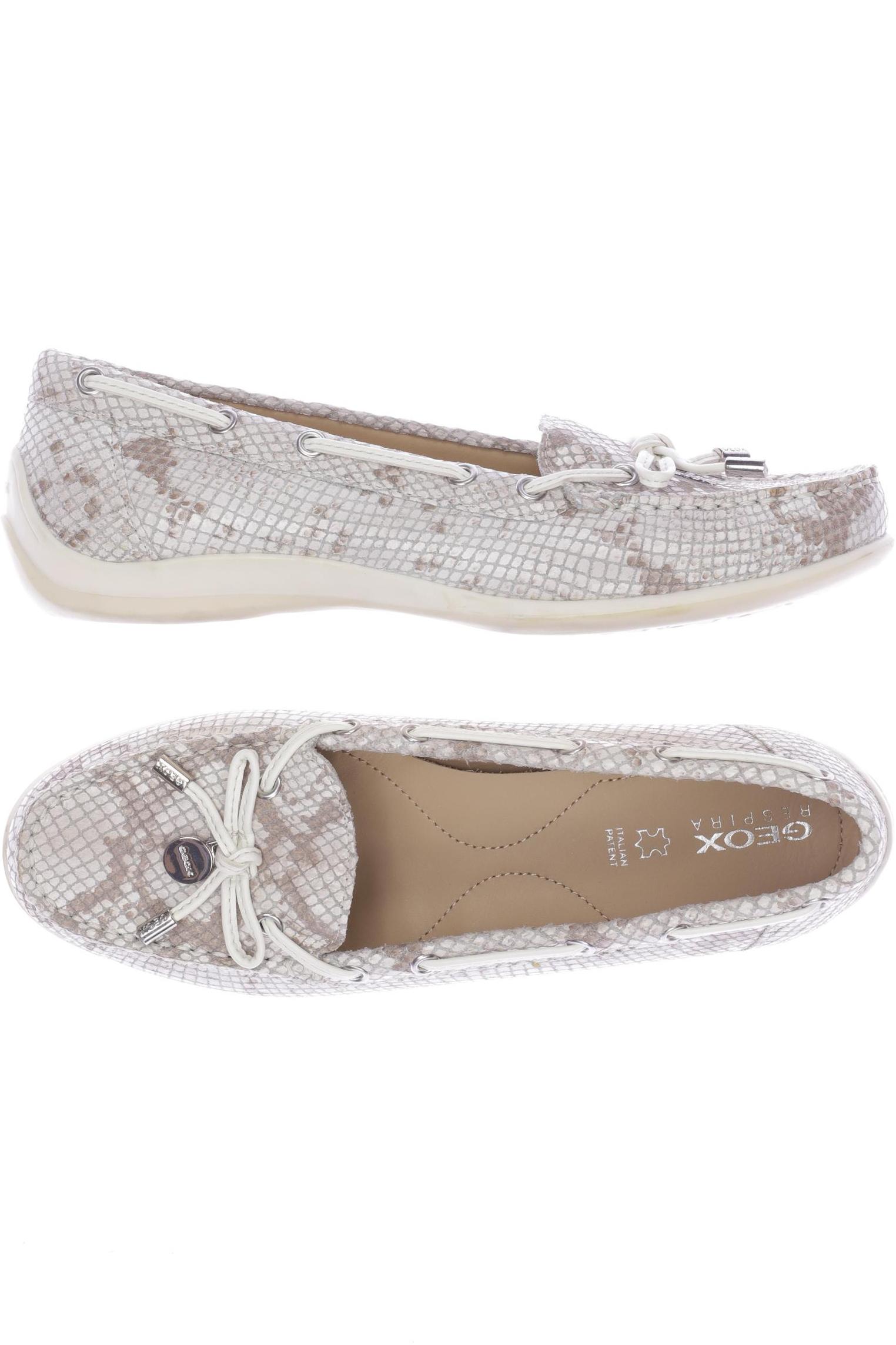 

Geox Damen Halbschuh, beige, Gr. 38
