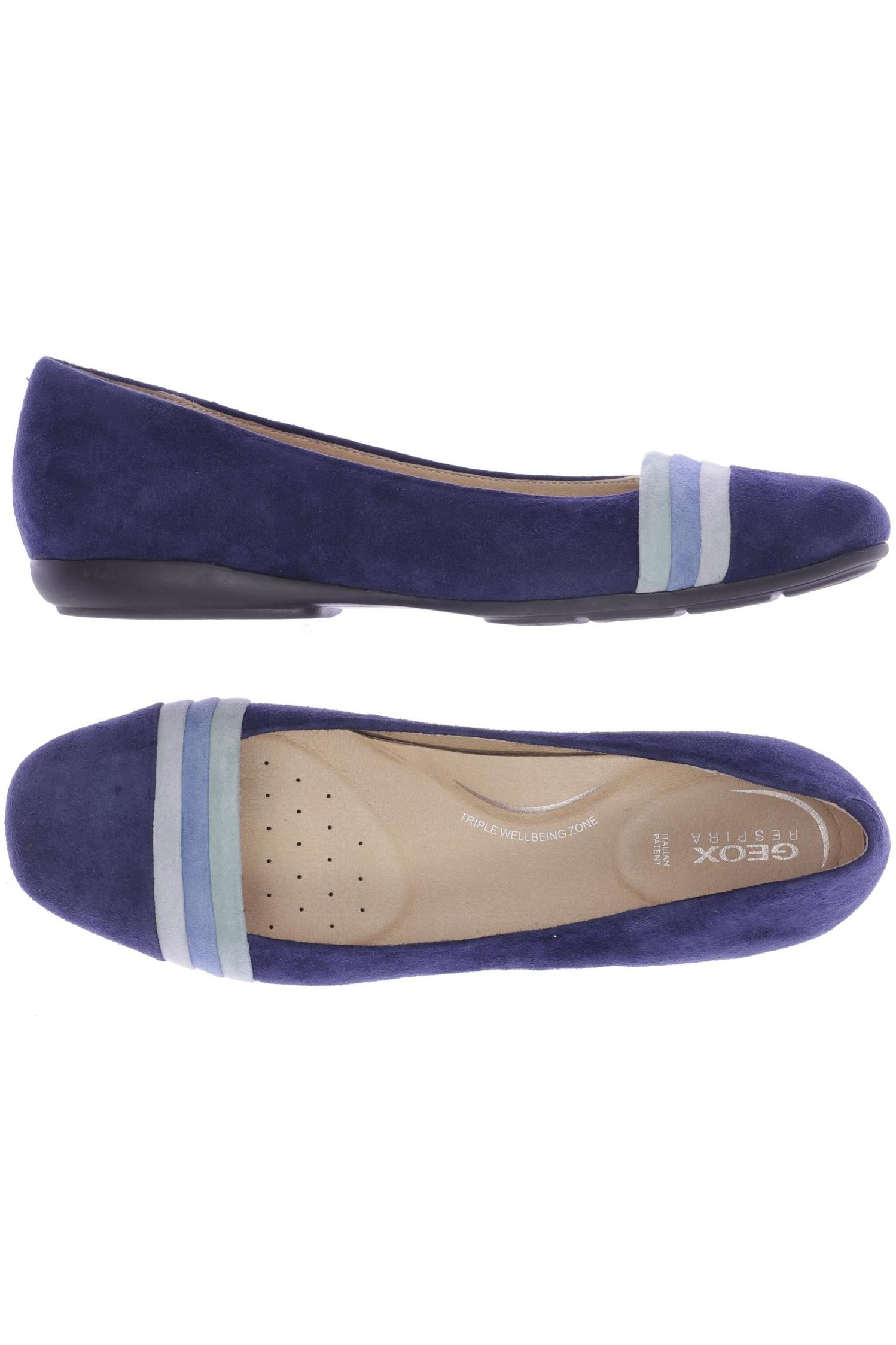 

Geox Damen Halbschuh, blau, Gr. 39