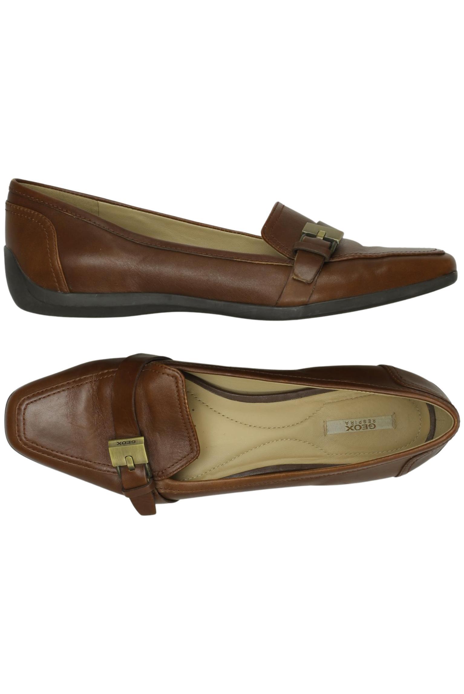 

Geox Damen Halbschuh, braun, Gr. 38.5