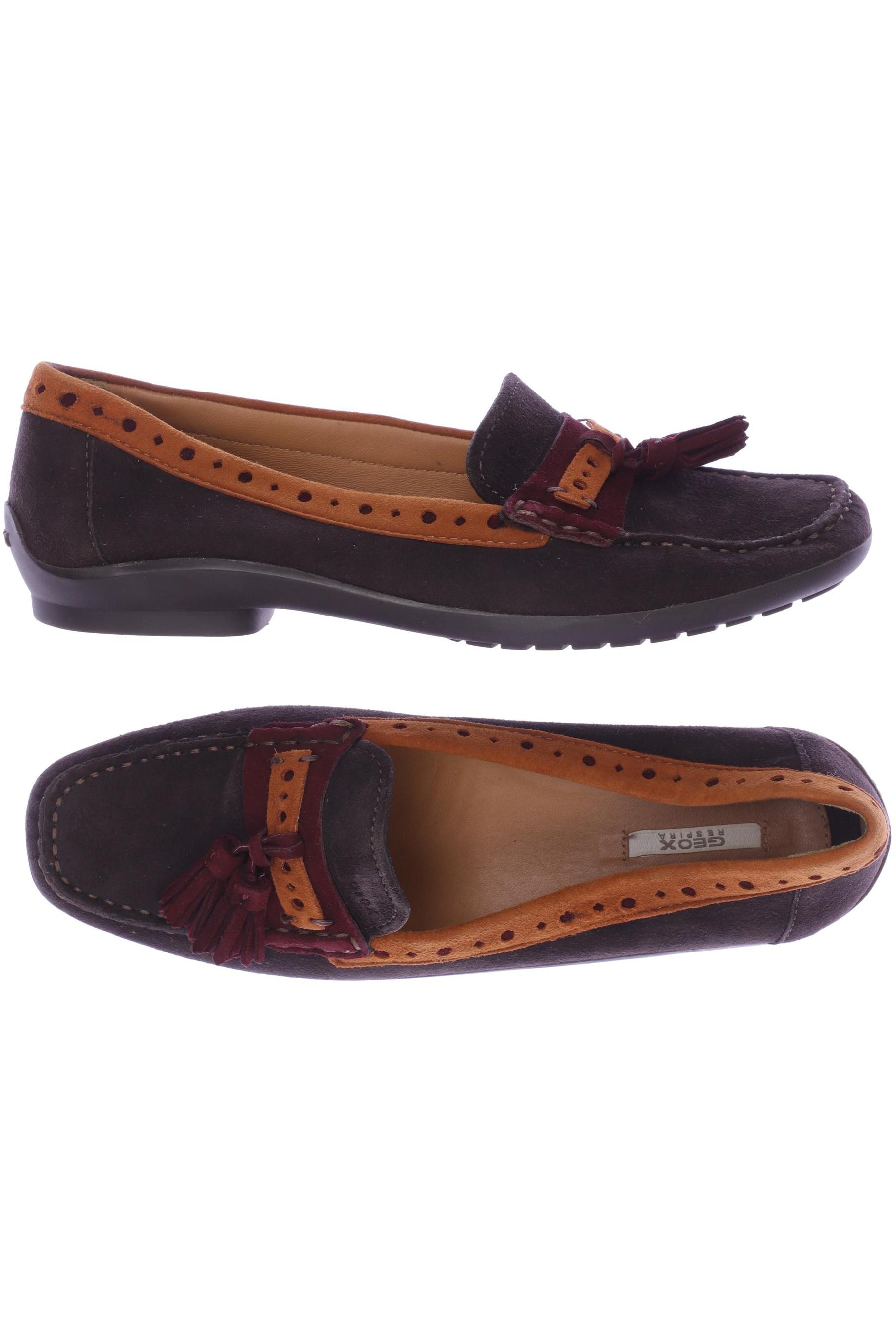 

Geox Damen Halbschuh, braun, Gr. 38