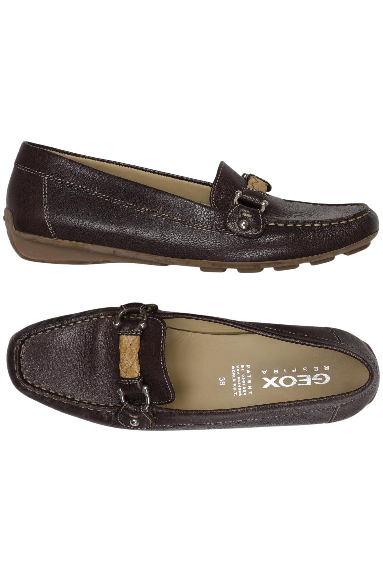 

Geox Damen Halbschuh, braun, Gr. 38