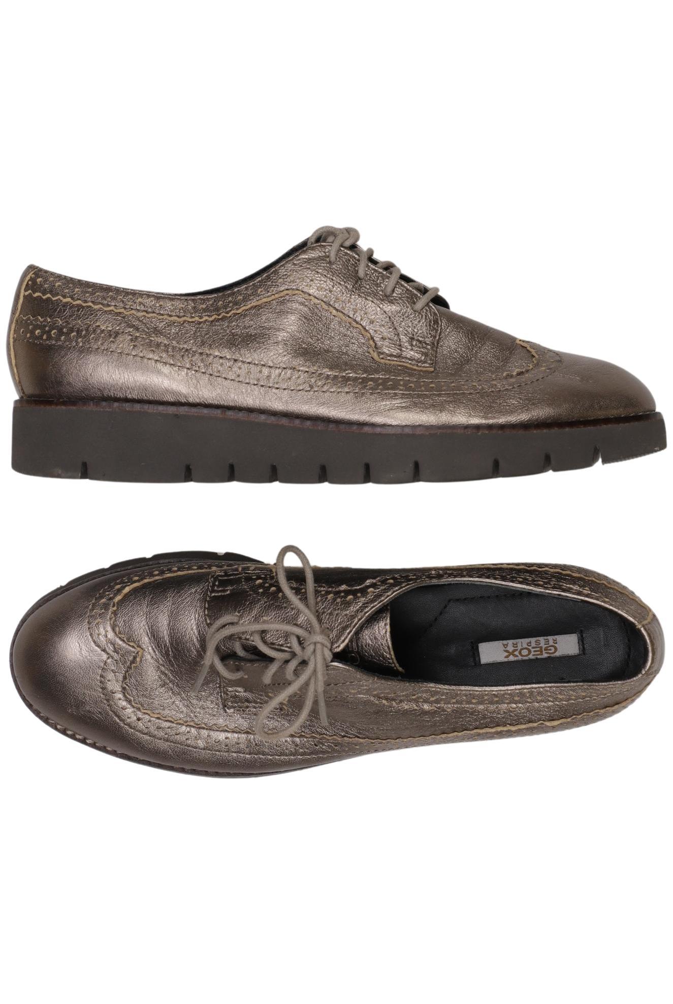 

Geox Damen Halbschuh, silber, Gr. 36