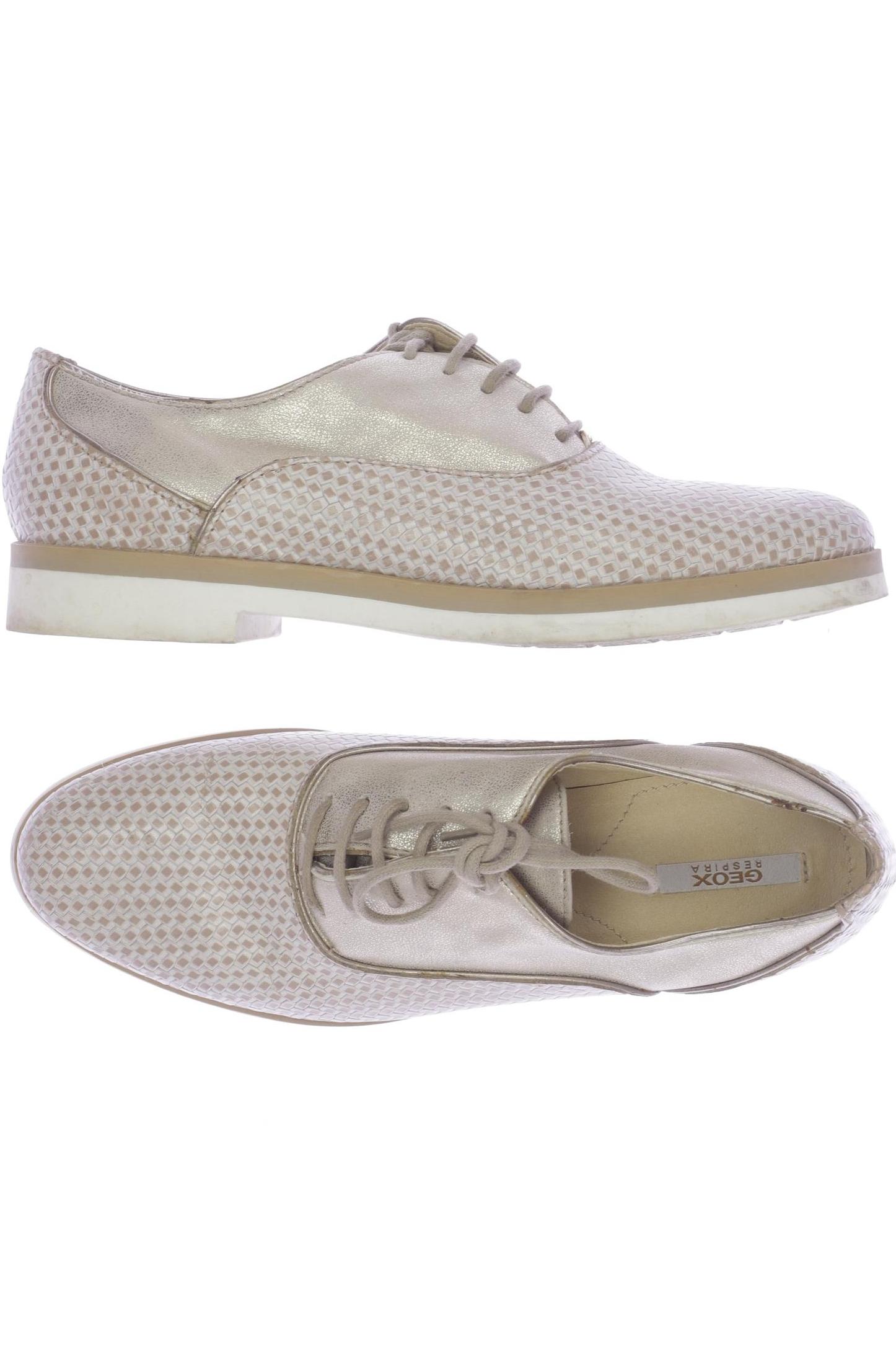 

Geox Damen Halbschuh, beige, Gr. 39