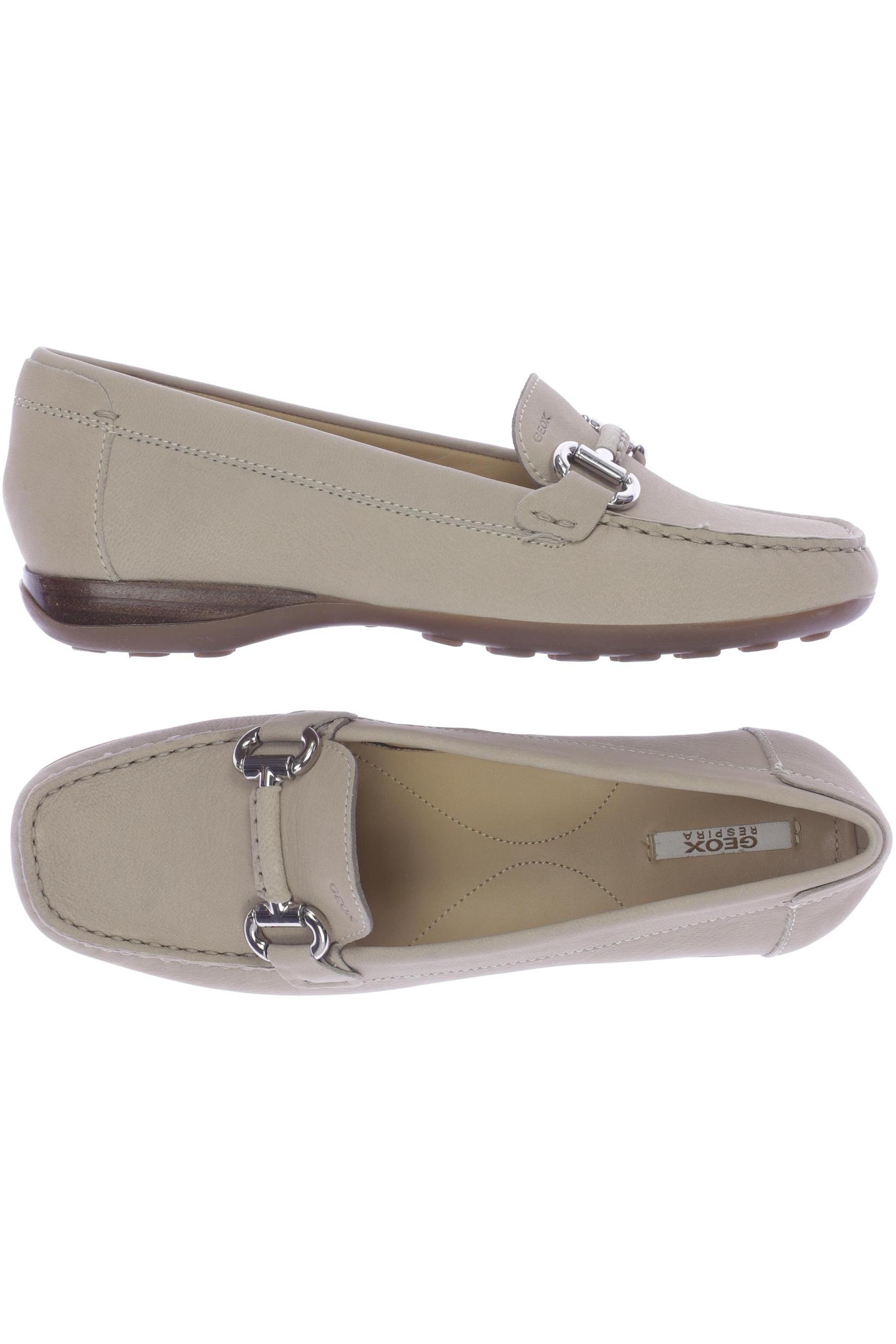 

Geox Damen Halbschuh, beige, Gr. 36