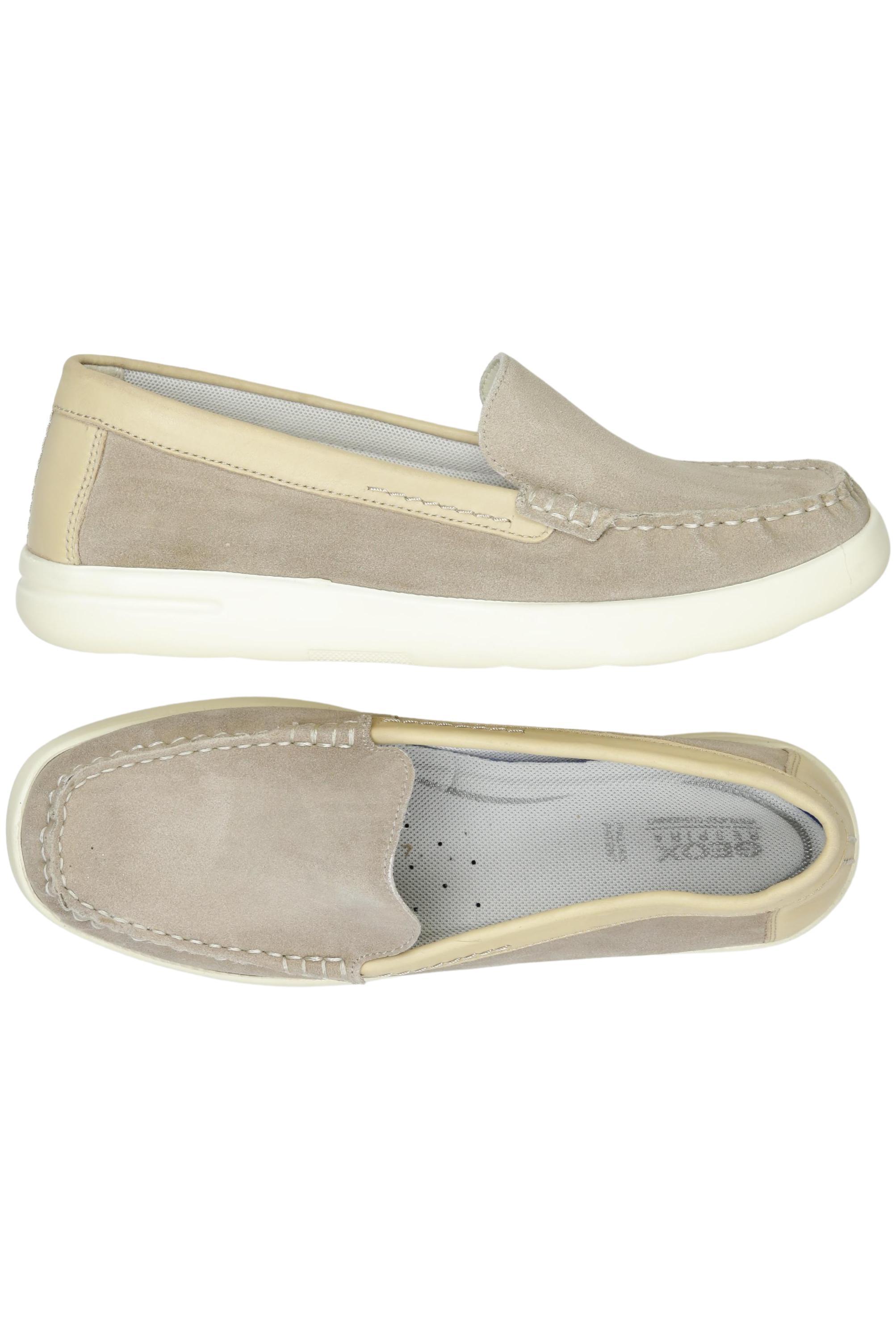 

Geox Damen Halbschuh, beige, Gr. 40