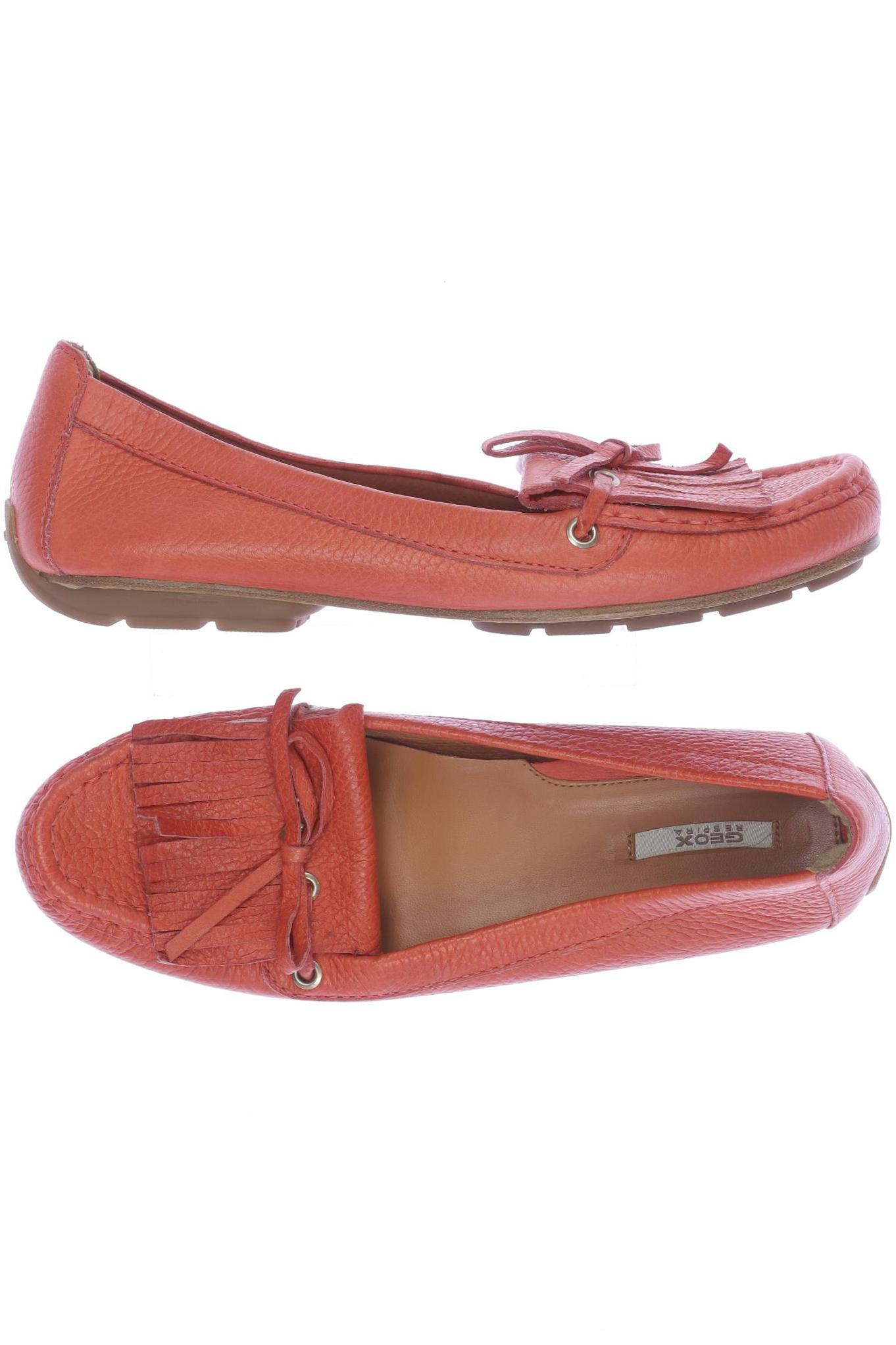 

Geox Damen Halbschuh, orange, Gr. 38