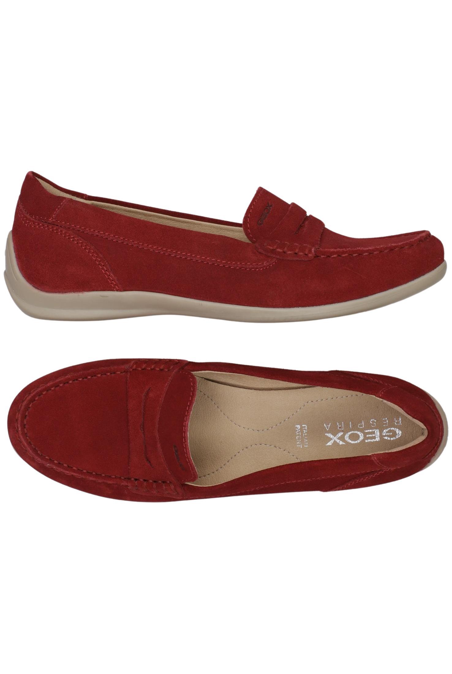 

Geox Damen Halbschuh, rot, Gr. 38