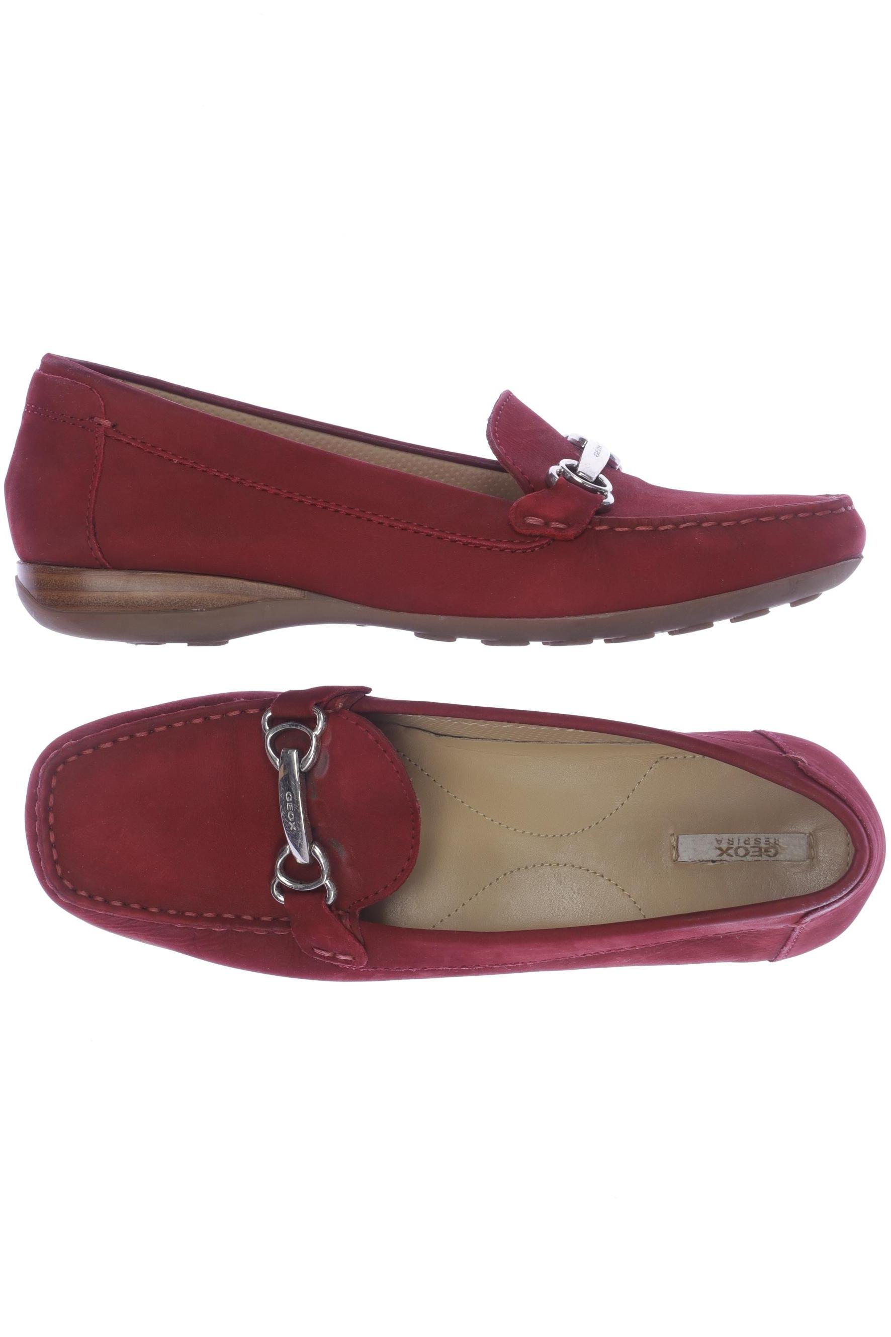 

Geox Damen Halbschuh, rot, Gr. 38