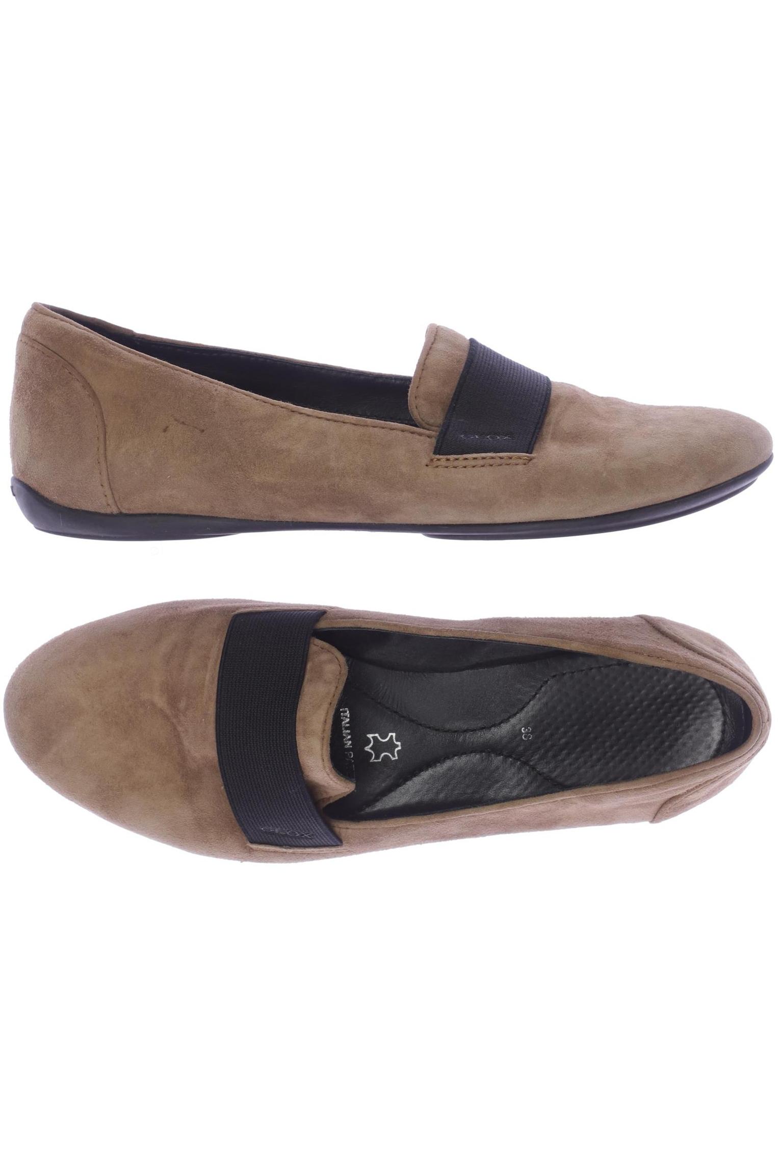 

Geox Damen Halbschuh, beige, Gr. 38