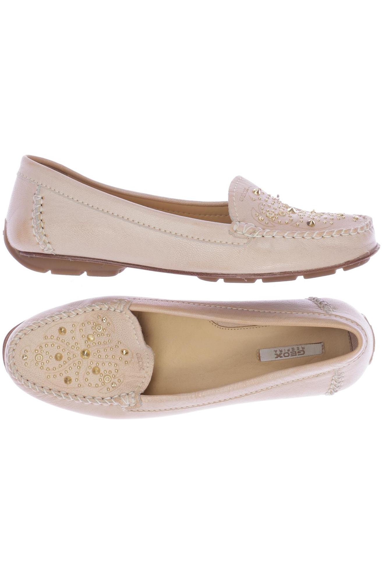 

Geox Damen Halbschuh, beige, Gr. 35