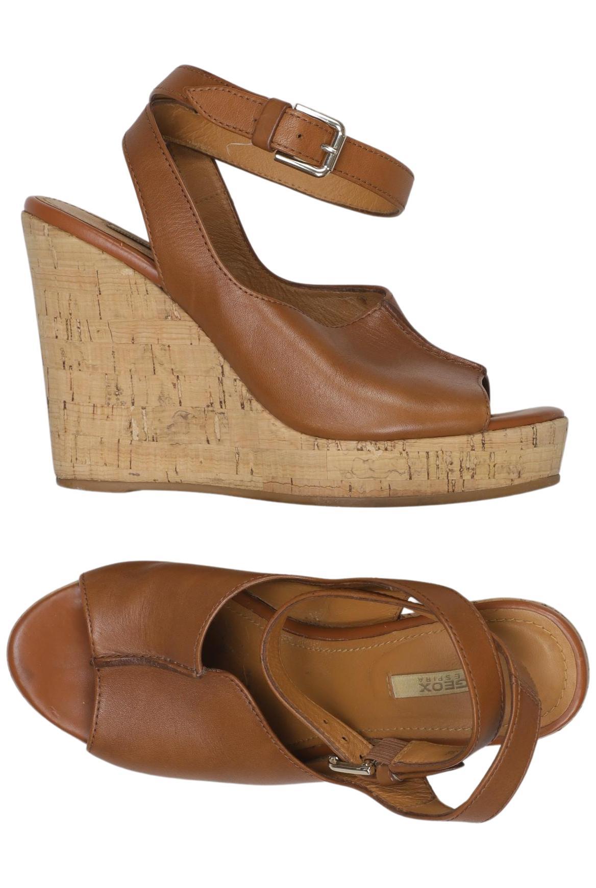 

Geox Damen Sandale, braun, Gr. 36