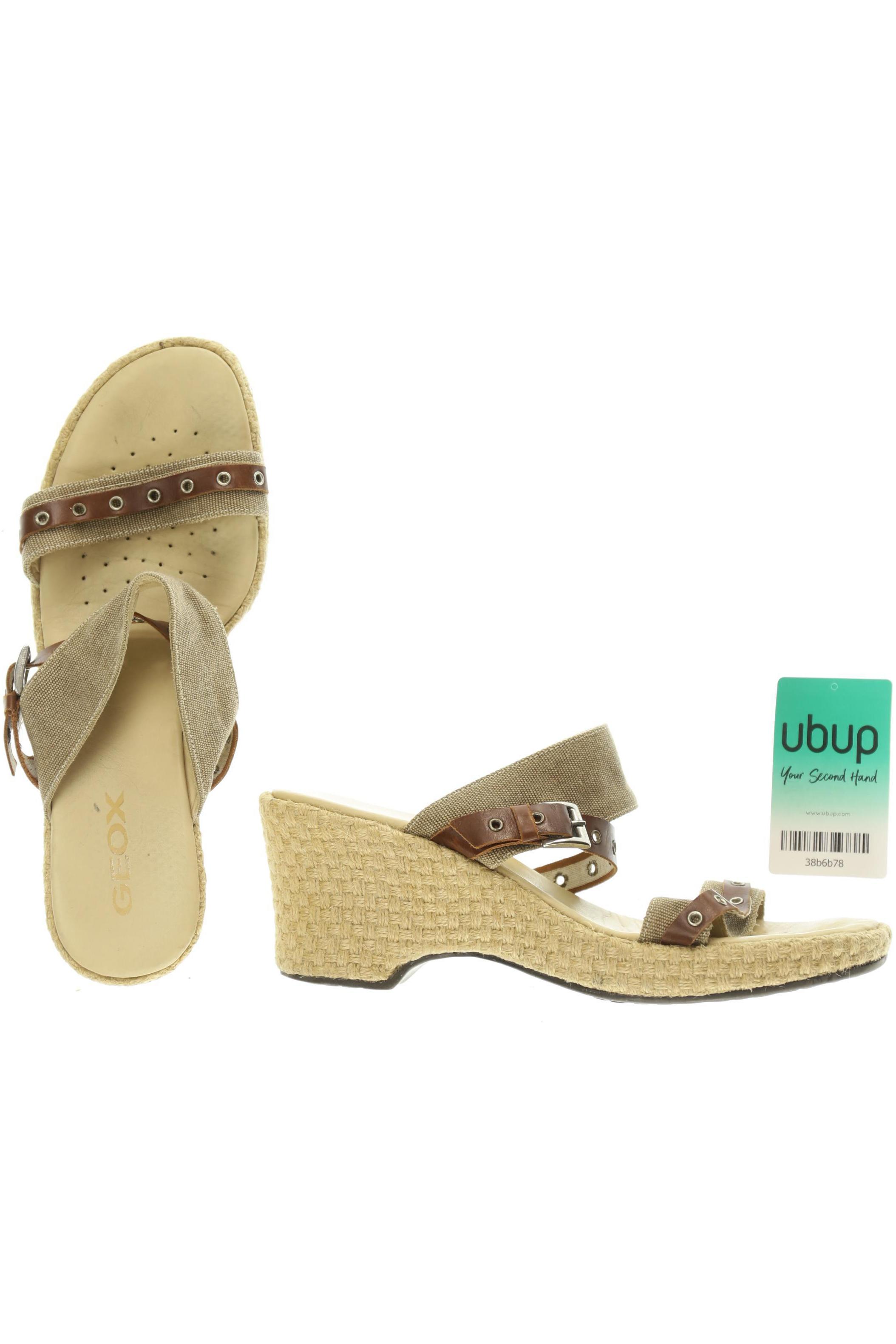 

Geox Damen Sandale, beige, Gr. 8