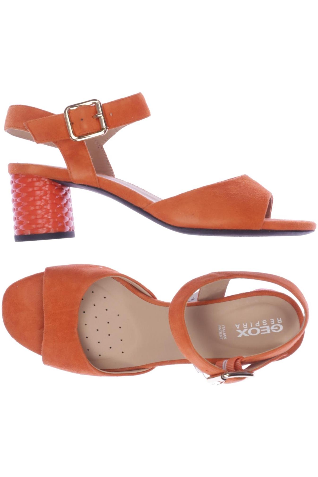 

Geox Damen Sandale, orange, Gr. 38